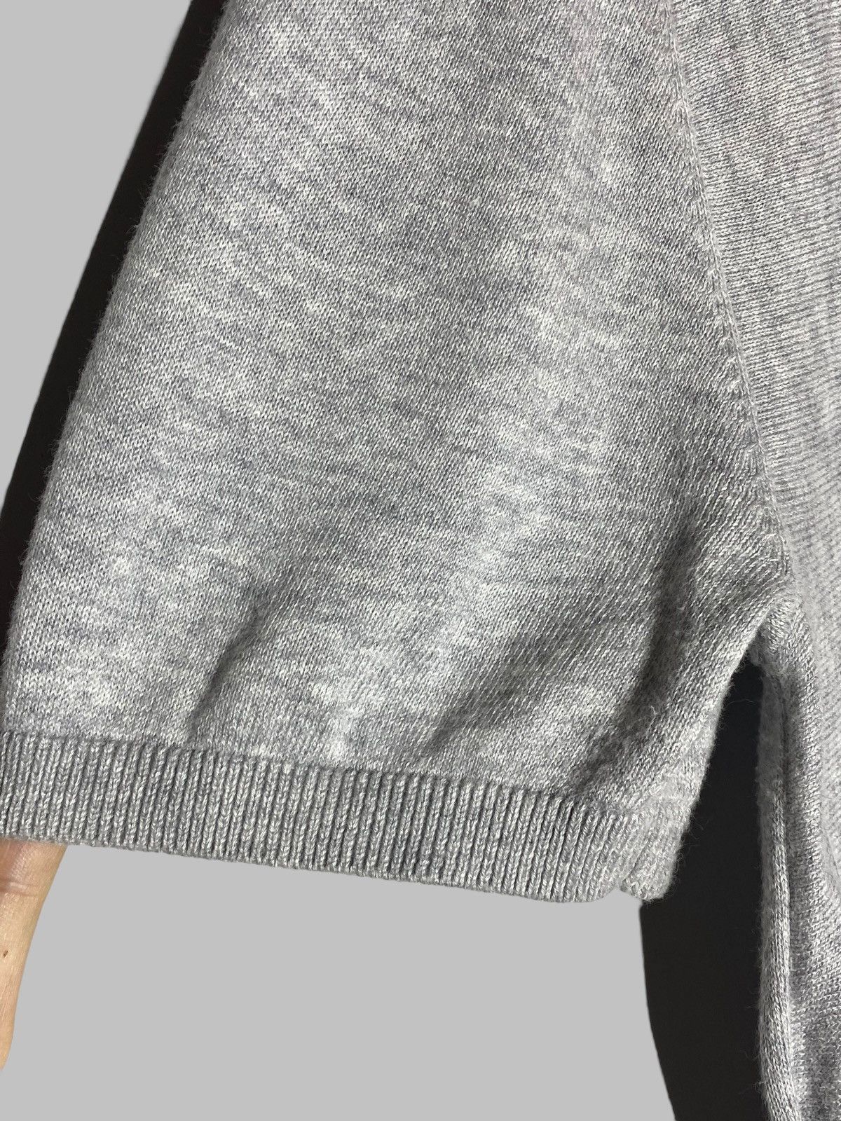Baracuta Vintage Baracuta Knit Polo T-shirt Grey Blue Sripes Size US M / EU 48-50 / 2 - 12 Thumbnail