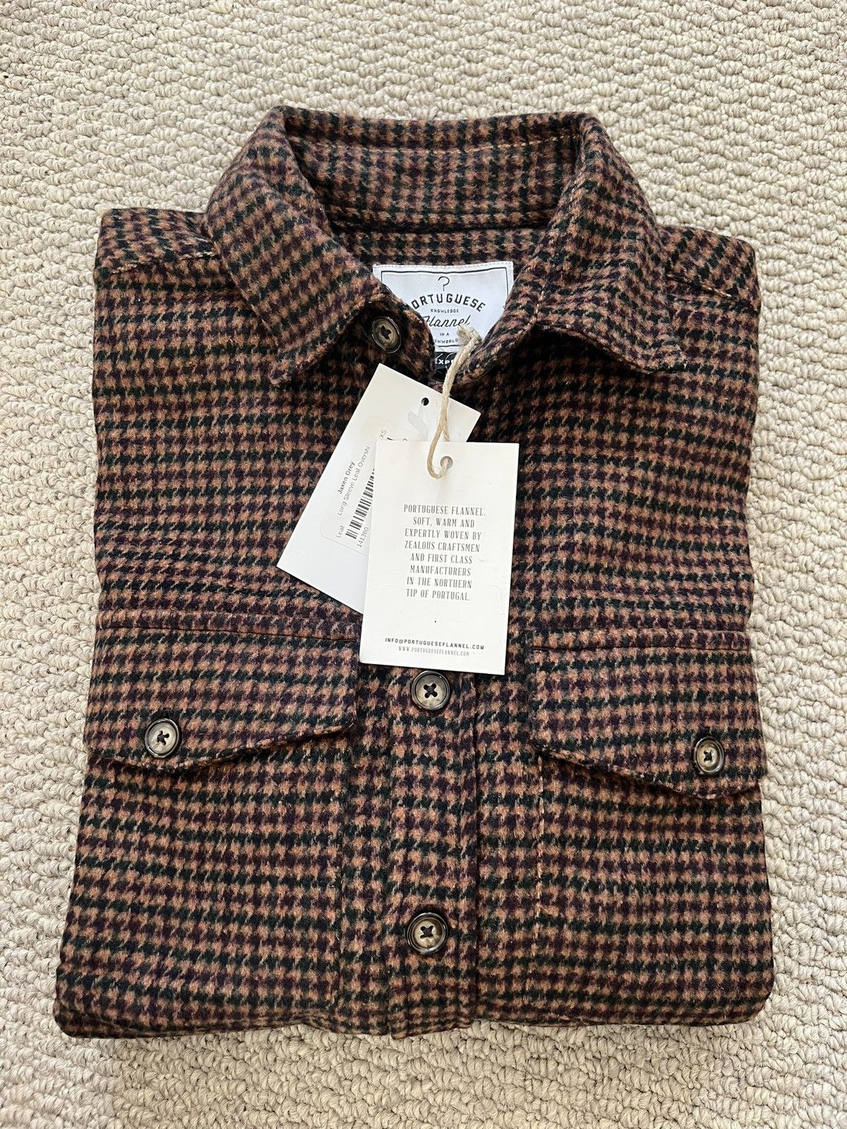 Portuguese Flannel Portuguese Flannel Wool Shirt Size US XS / EU 42 / 0 - 5 Thumbnail