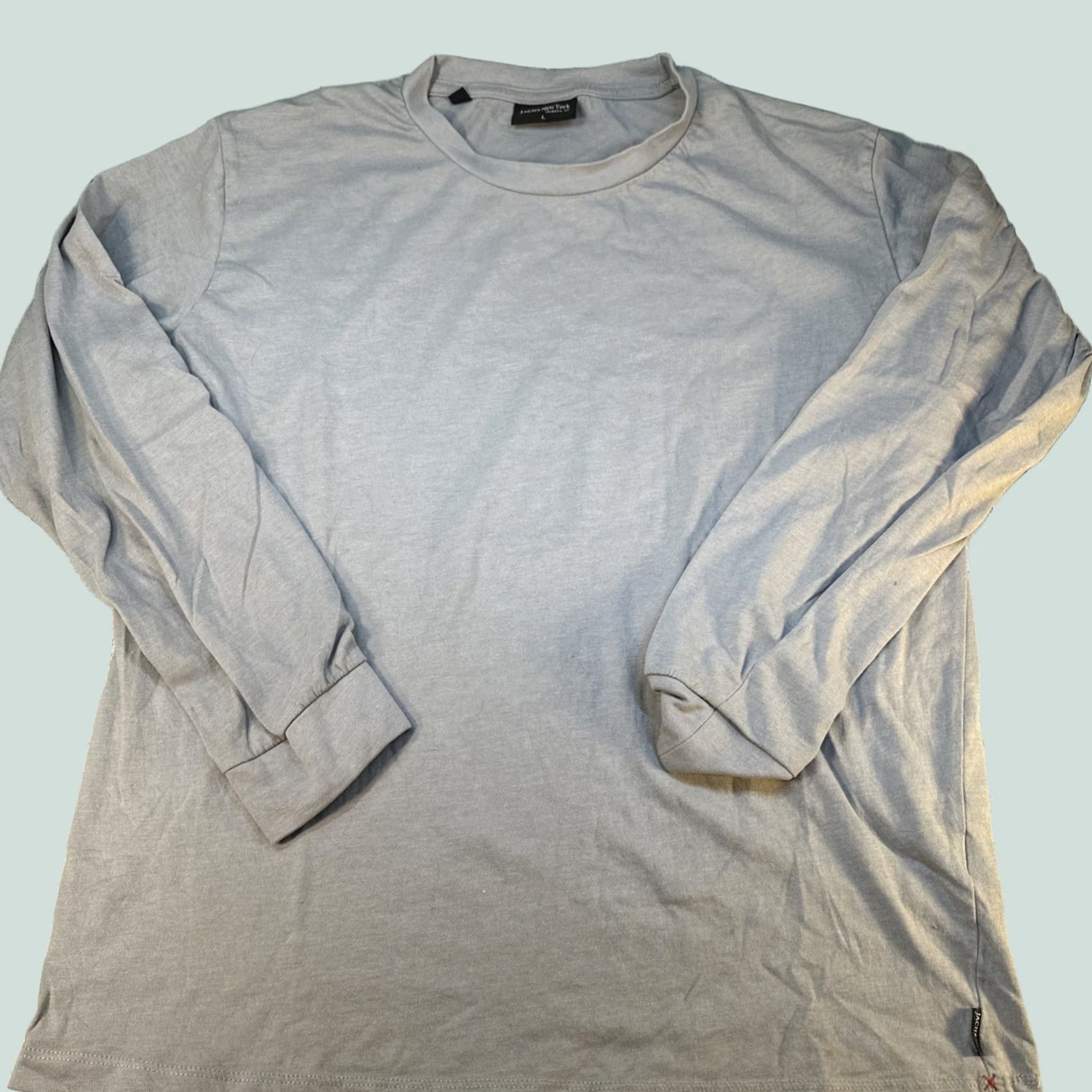 Vintage JACHS New York Mens Long Sleeve Crew Neck T Shirt Gray XXL Size US L / EU 52-54 / 3 - 1 Thumbnail