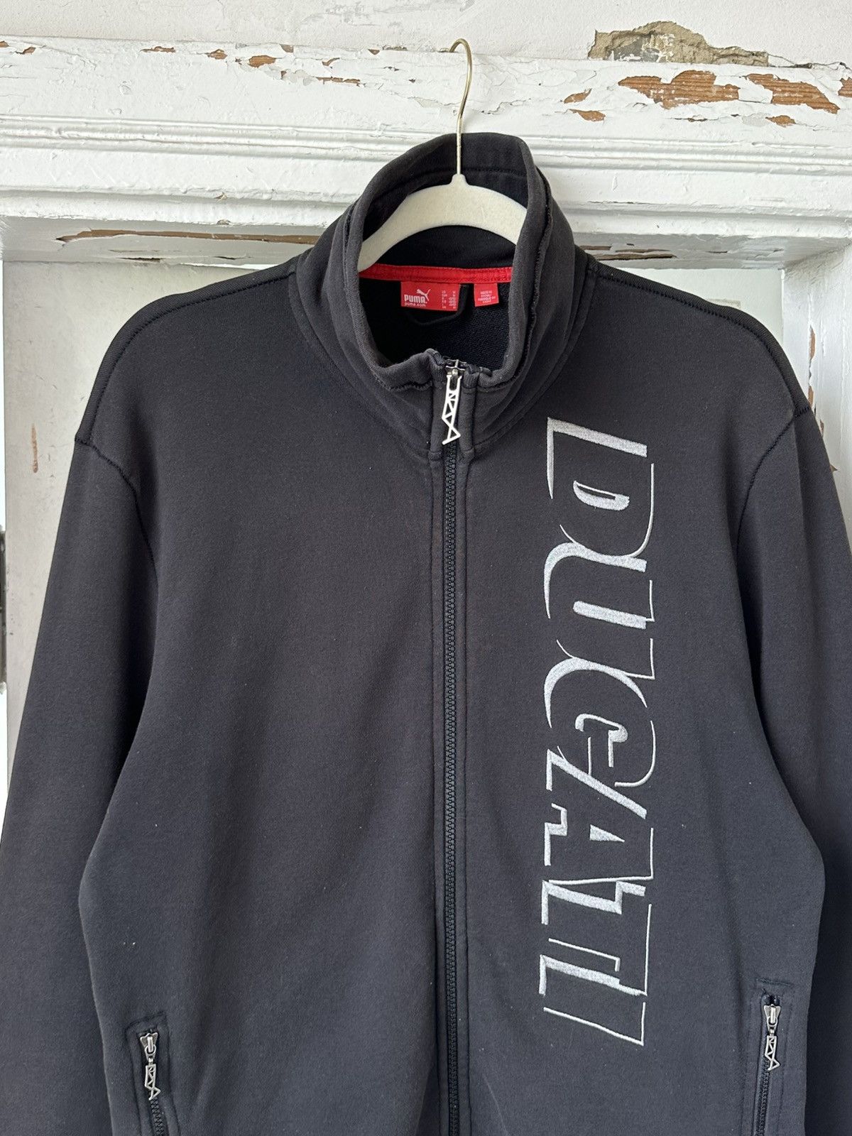 Ducati × Vintage Vintage Ducati Puma Zip Black Jumper Size US M / EU 48-50 / 2 - 6 Thumbnail