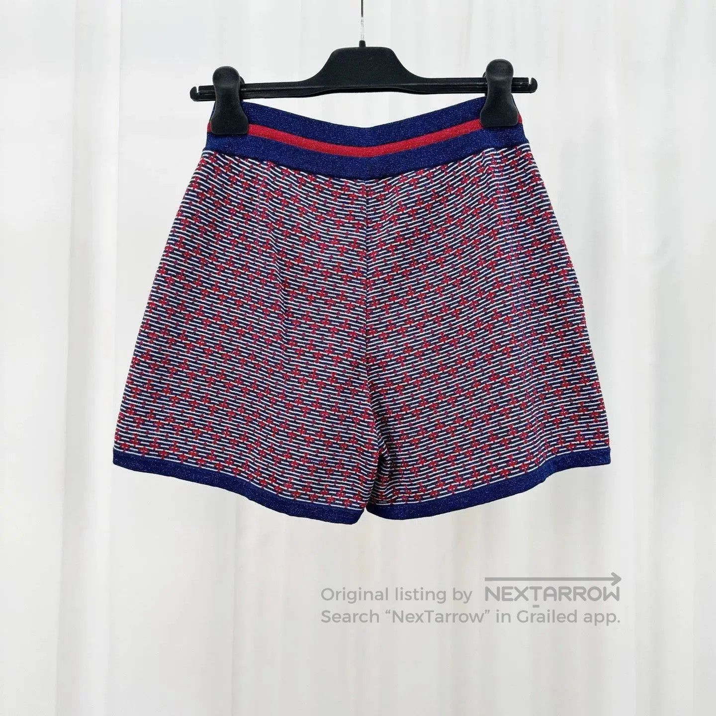 Chanel Chanel Knit Shorts with Airplane Design. Size US 34 / EU 50 - 2 Thumbnail