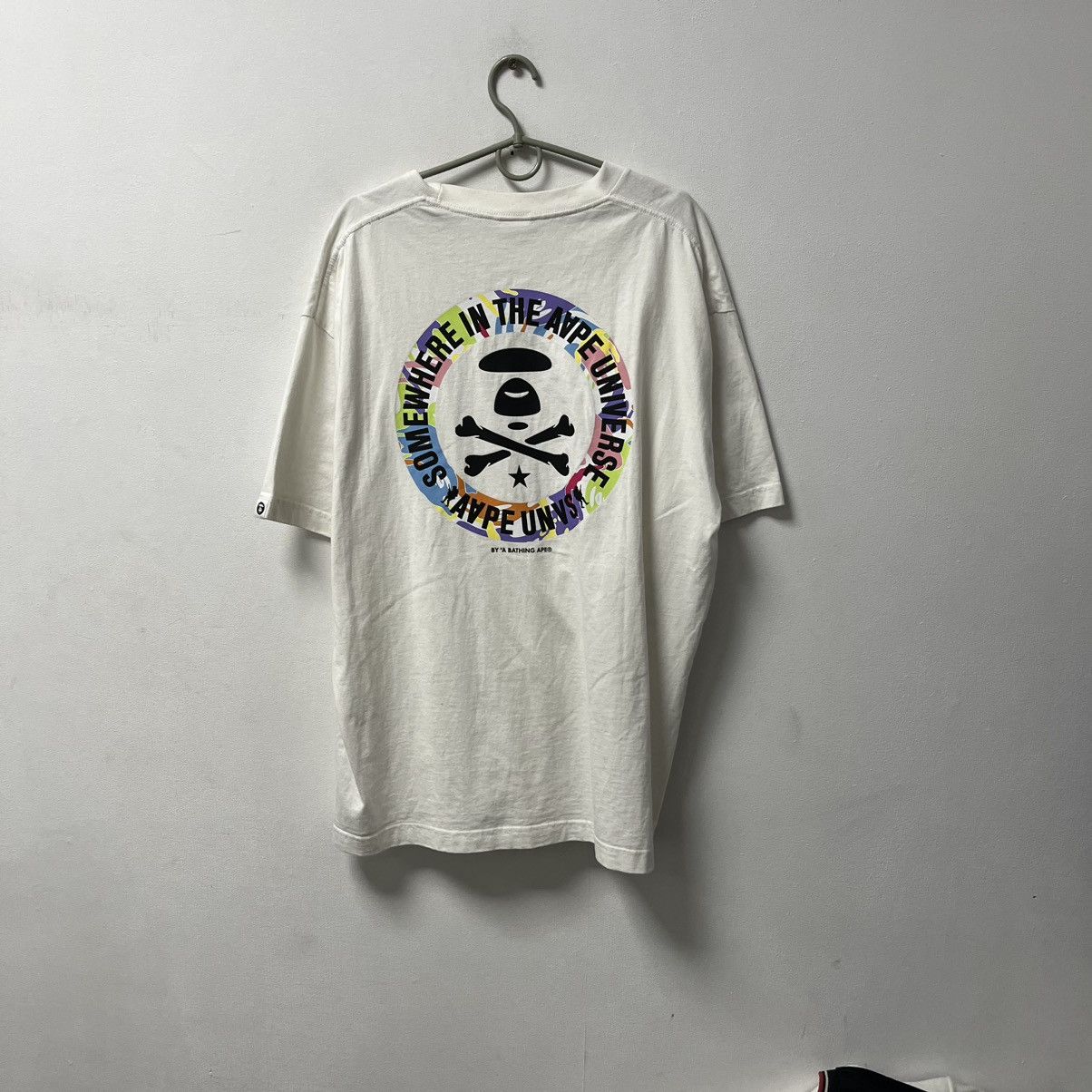 Aape Aape Bape circle logo t-shirt tee big logo Size XL Size US XL / EU 56 / 4 - 2 Thumbnail