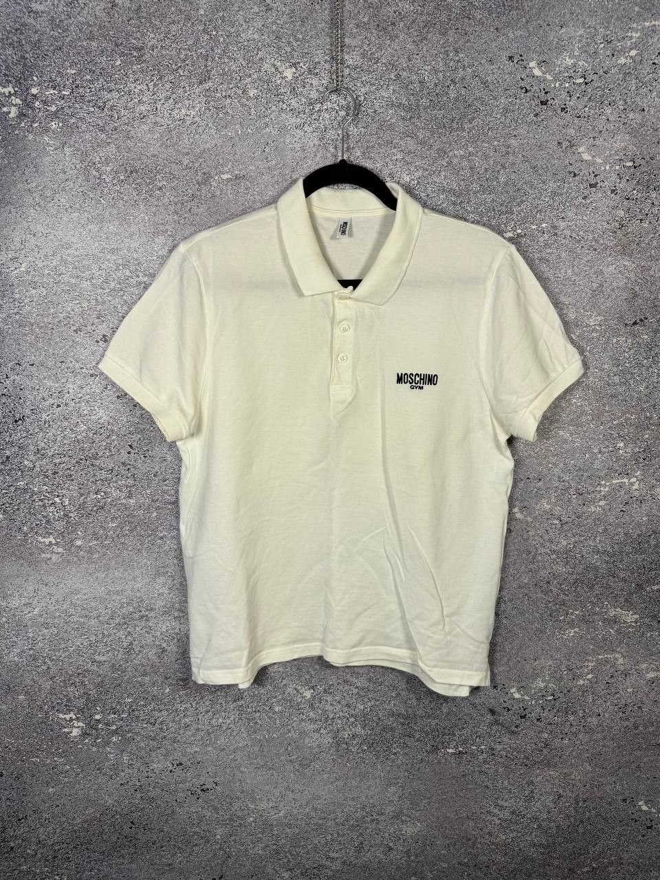 Moschino Moschino Gym Underwear White Polo Size US M / EU 48-50 / 2 - 1 Thumbnail