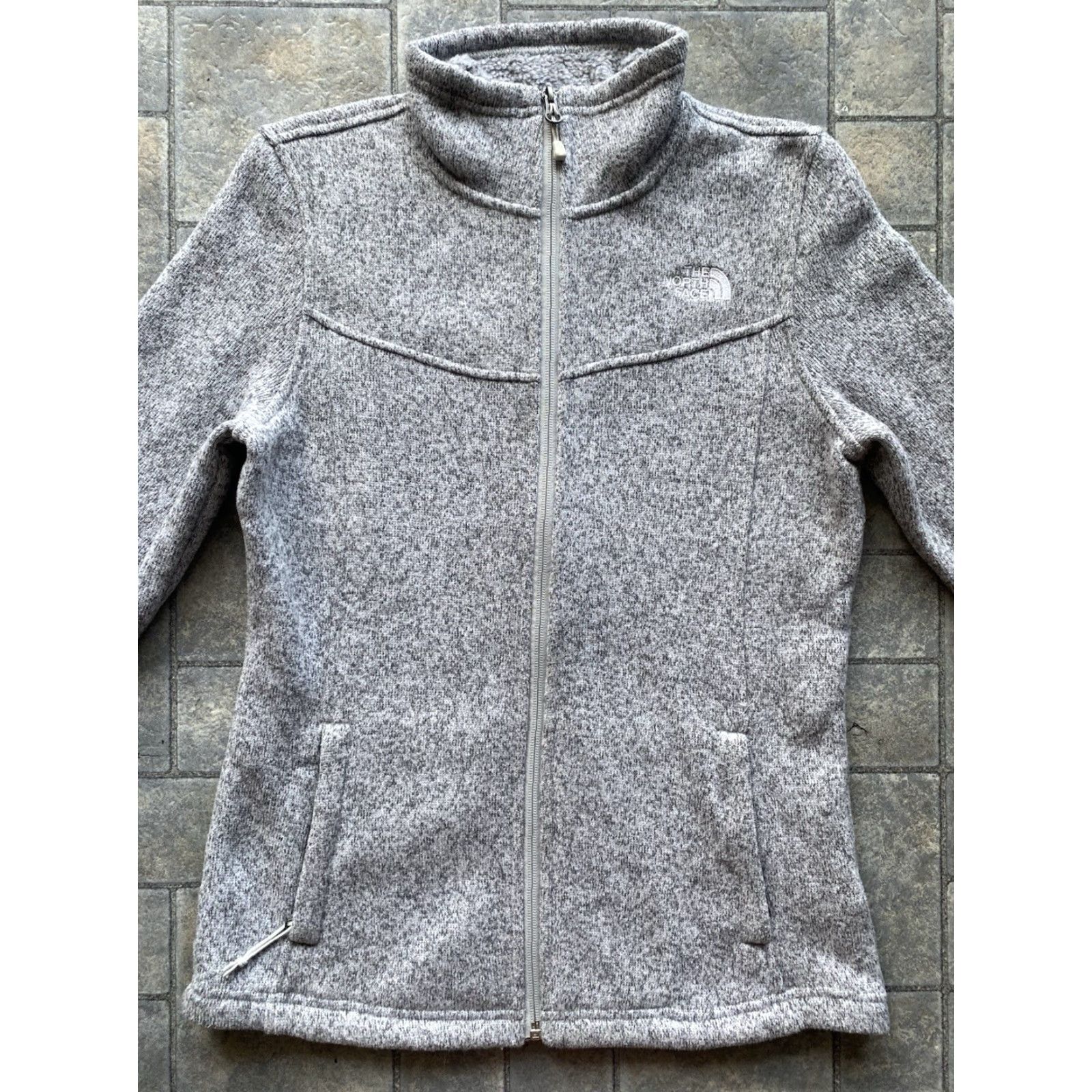 The North Face The North Face Sweatshirt Women S Gray Full Zip Activewear Size S / US 4 / IT 40 - 2 Thumbnail