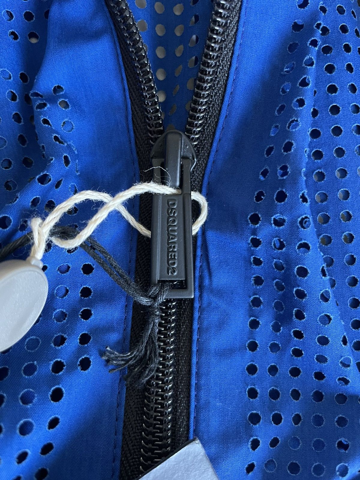 Dsquared2 DSQUARED2 PERFORATED OUTERWEAR JACKET WITH HOOD Size US M / EU 48-50 / 2 - 10 Thumbnail