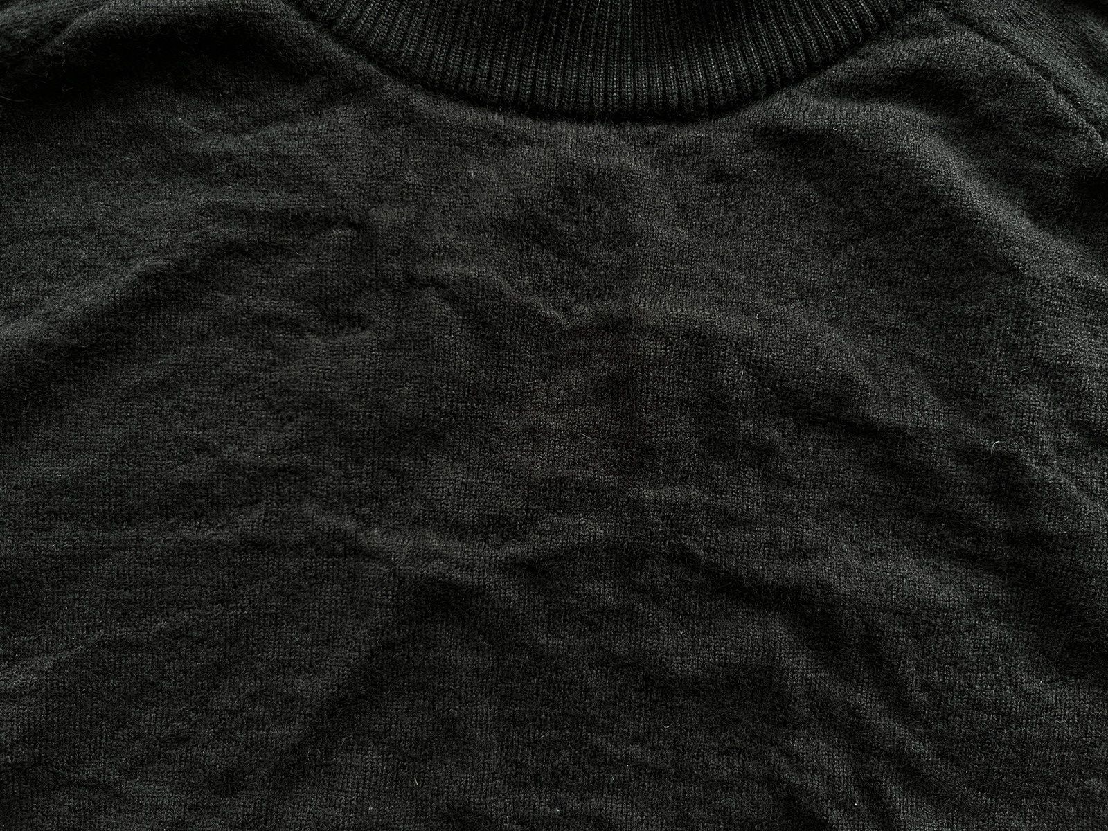 Maharishi Black double wool sweater Size US L / EU 52-54 / 3 - 7 Thumbnail