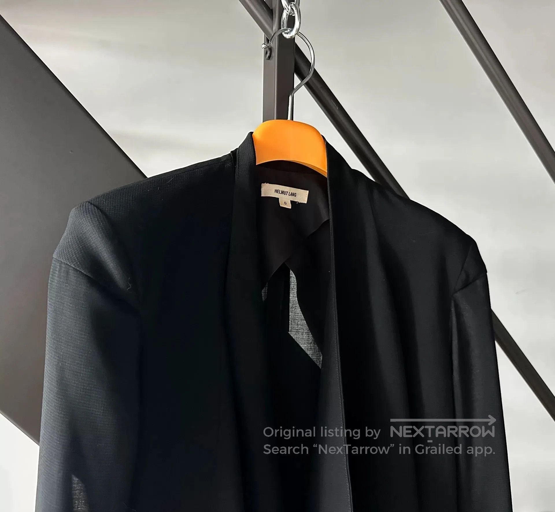 Helmut Lang Helmut Lang Black Mesh Jacket. Size XS / US 0-2 / IT 36-38 - 3 Thumbnail