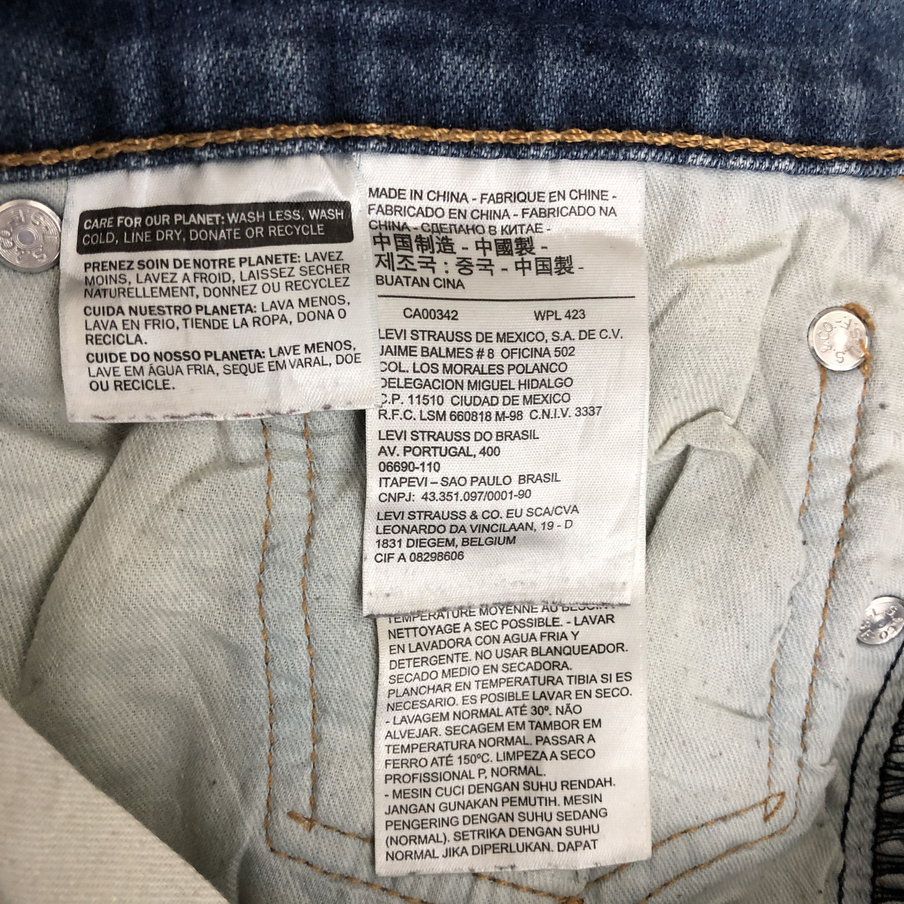Levi's Vintage Levis 541 Distressed Jeans Levi's Dirty Mud Denim Size US 30 / EU 46 - 7 Thumbnail