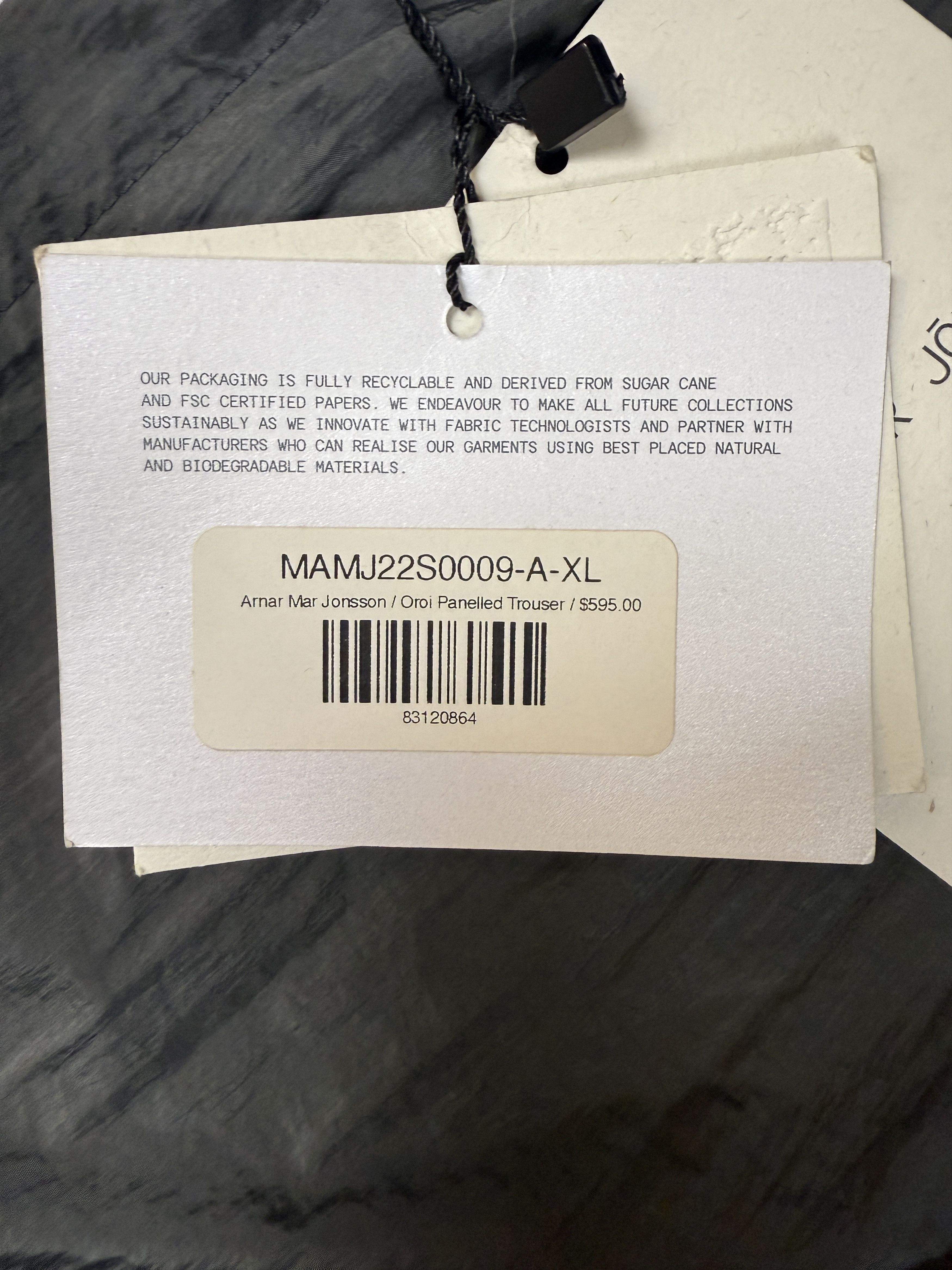 Arnar Mar Jonsson $595 Arnar Mar Jonsson Oroi Panelled Trouser Size US 36 / EU 52 - 17 Thumbnail