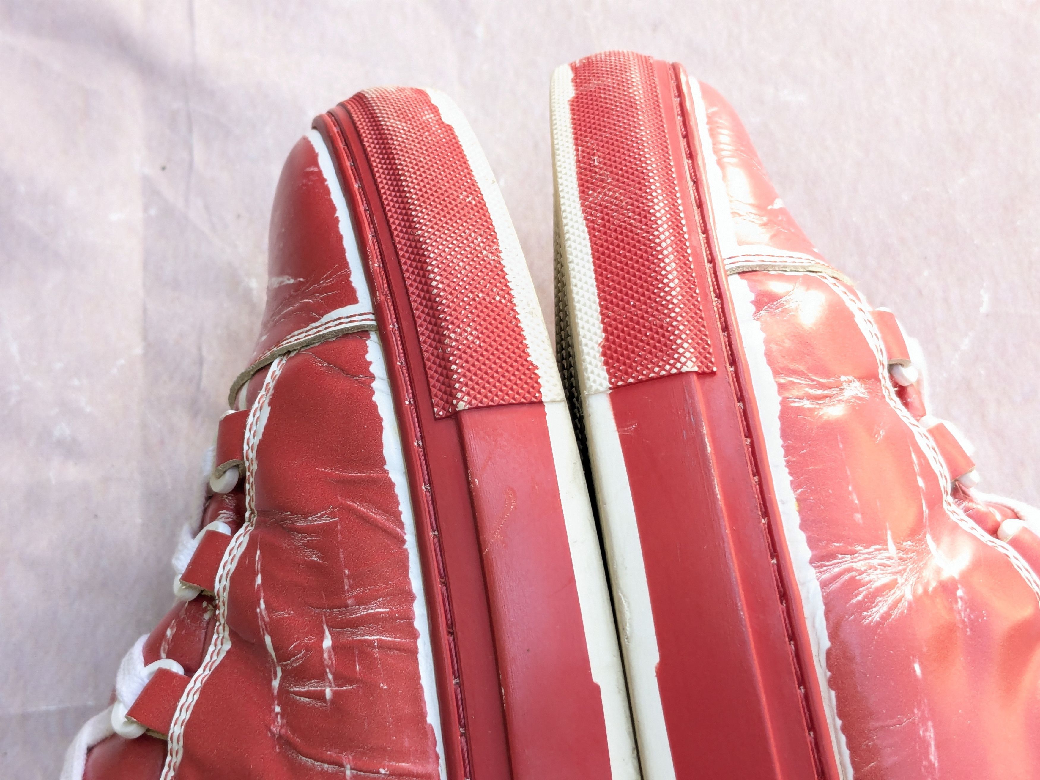 Balenciaga Balenciaga Arena Red White 11 Leather High Tops Size US 11 / EU 44 - 8 Thumbnail