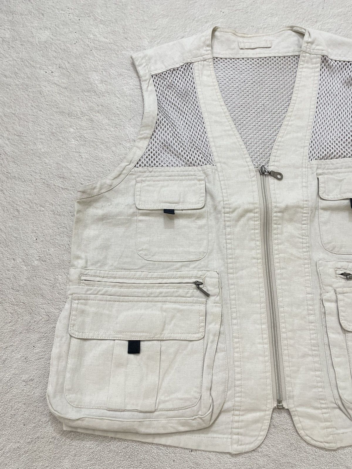 Japanese Brand 00s Utility Fishing Vest Multi Pocket Mesh Gorpcore Techwear Size US L / EU 52-54 / 3 - 2 Thumbnail