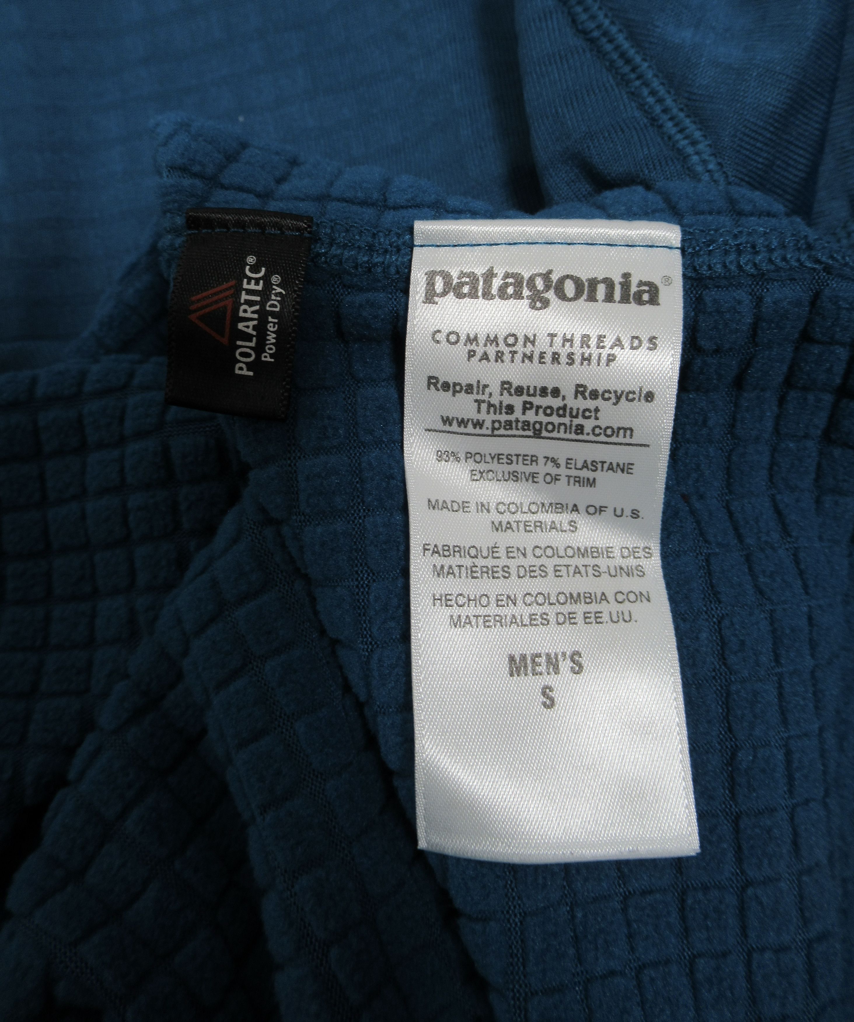 Patagonia Patagonia Men's R1® Hoody Underwater Blue UWTB 40074SP16 S Size US S / EU 44-46 / 1 - 10 Thumbnail