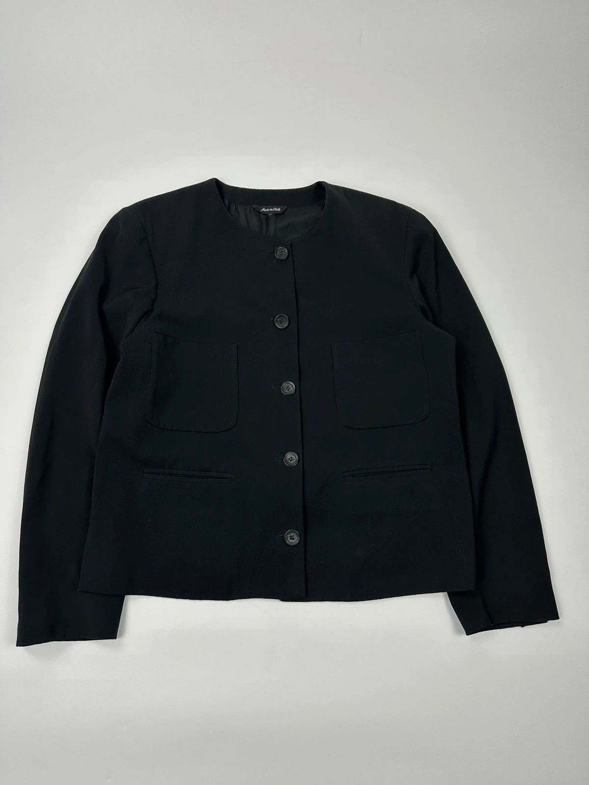Marithe + Francois Girbaud Marithé + François Girbaud 90’s Dress Casual Black Jacket Size L / US 10 / IT 46 - 6 Thumbnail