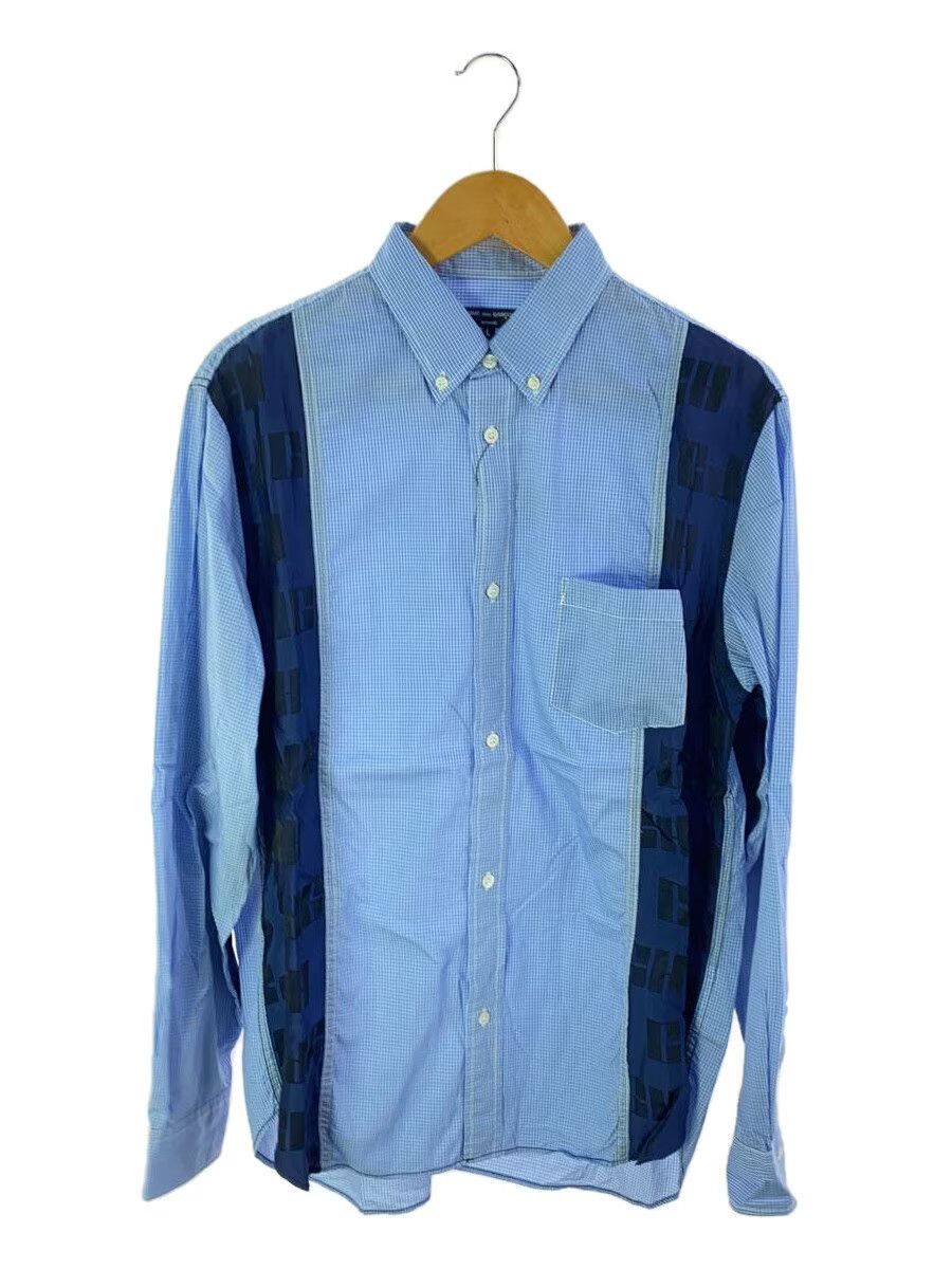 Comme des Garcons × Comme des Garcons Homme Reconstructed Patchwork Button Shirt Size US L / EU 52-54 / 3 - 1 Thumbnail