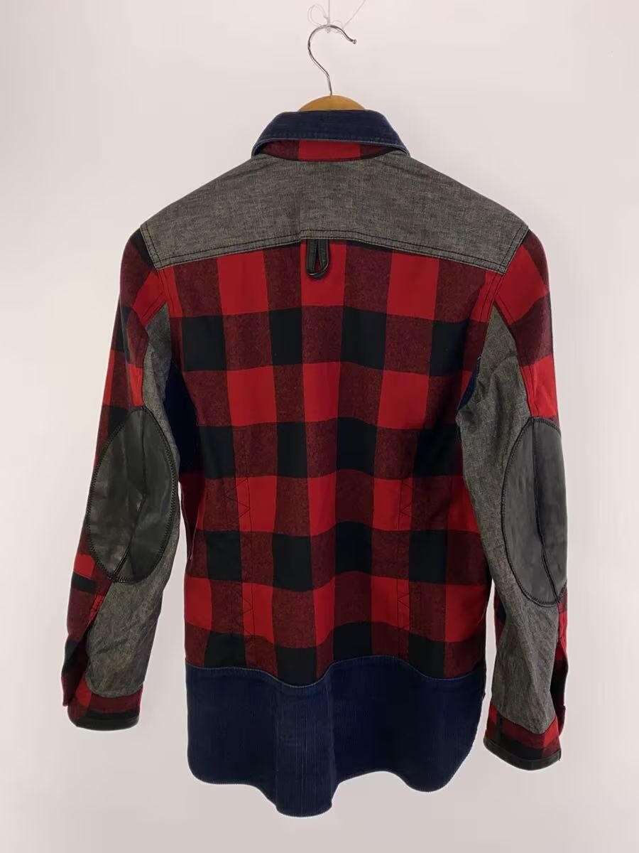 Comme des Garcons × Junya Watanabe × Pendleton Reconstructed Elbow Patch Wool Flannel Button Up Shirt Size US XS / EU 42 / 0 - 3 Thumbnail