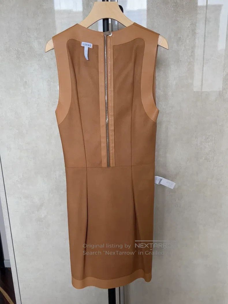 Loewe Loewe Lady's Sheepskin Sleeveless Dress, Slightly Dyed, Si Size XS / US 0-2 / IT 36-38 - 5 Thumbnail