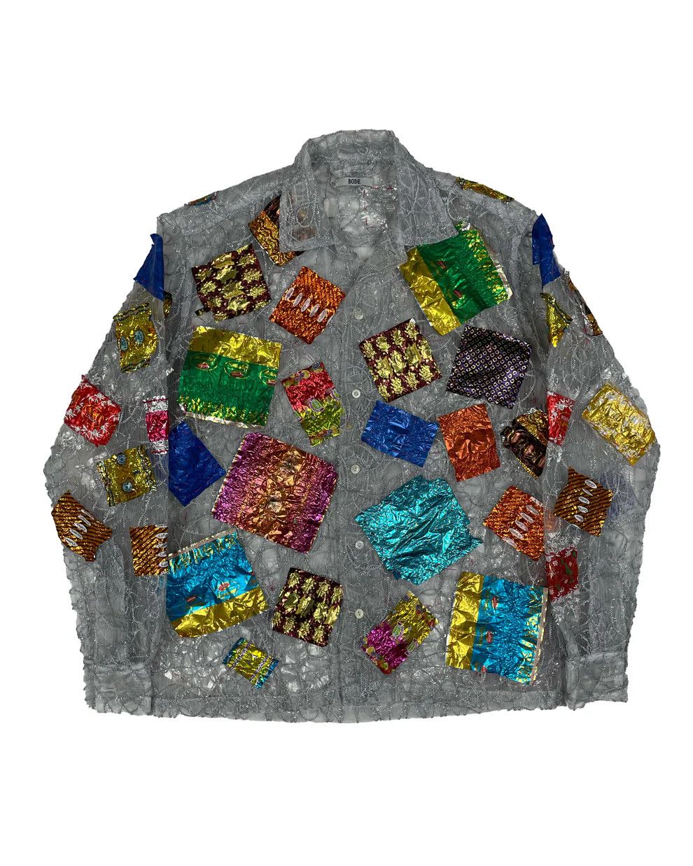 One-of-a-Kind 1/1 Lace Halloween Candy Wrapper Shirt