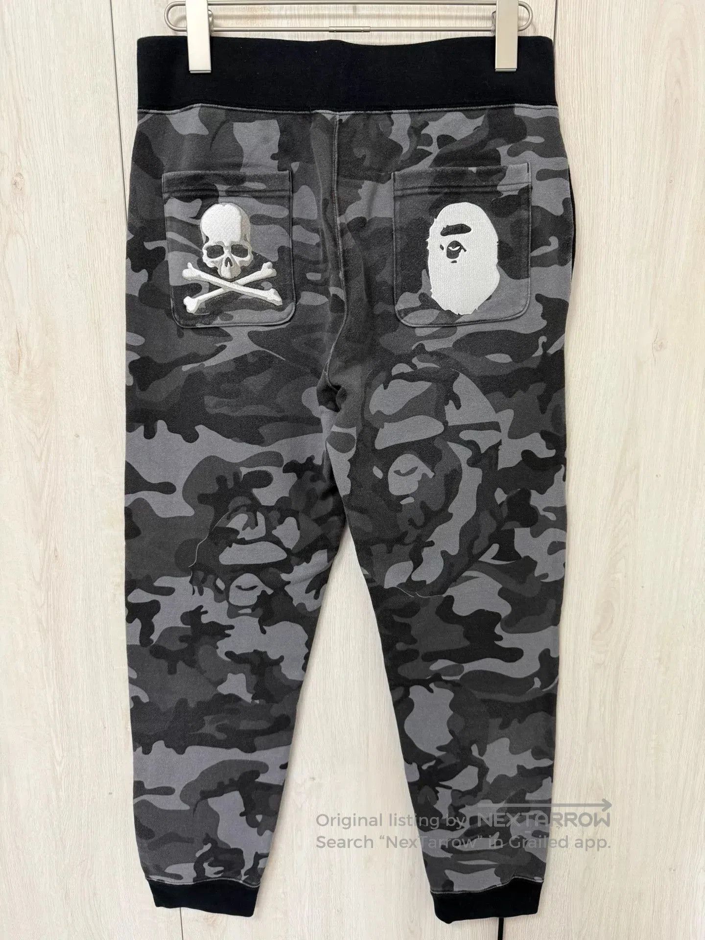 Bape BAPE x mastermind Japan Black Camouflage Sweatpants. Size US 34 / EU 50 - 1 Thumbnail