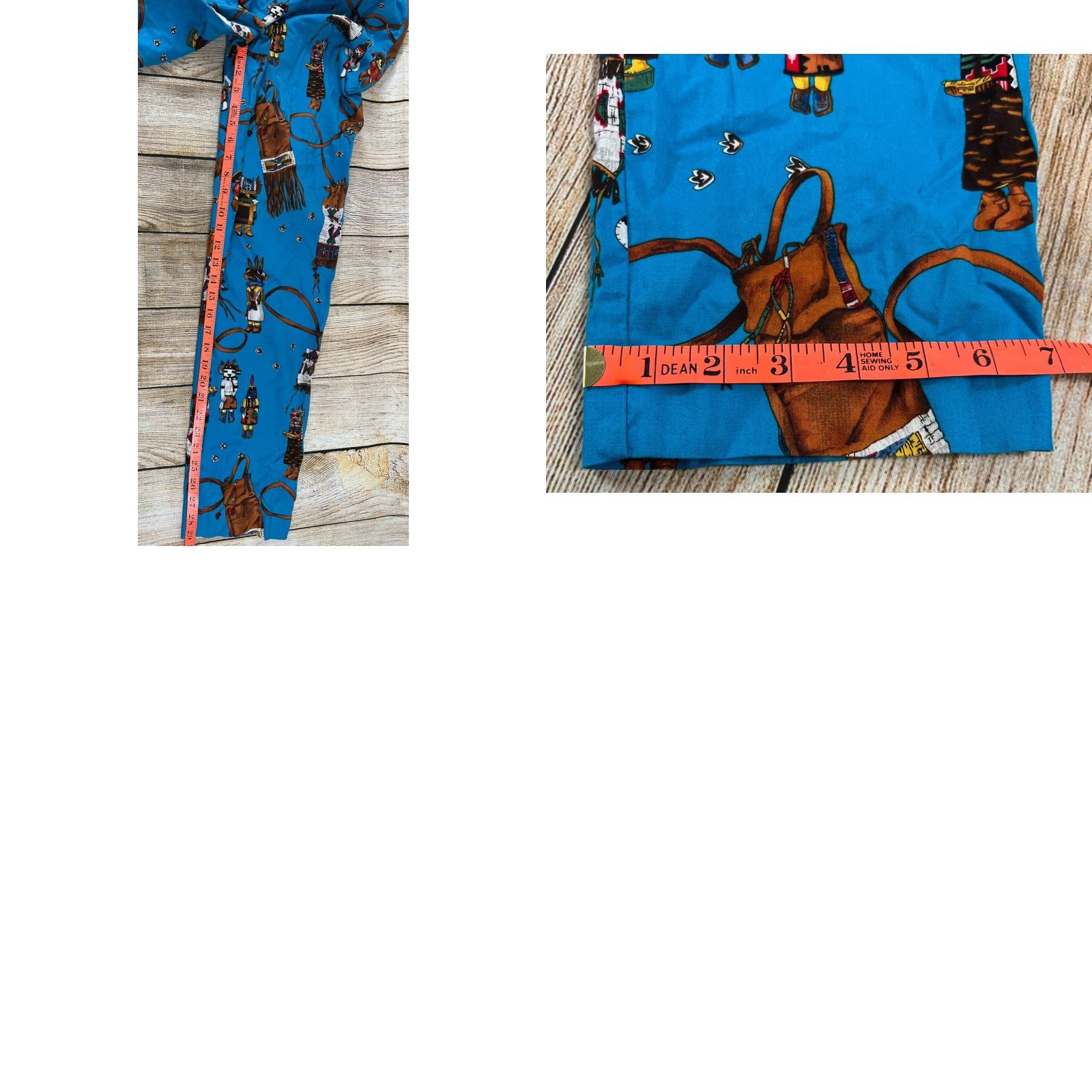 Vintage VINTAGE Ali Miles Women Pants Western Navajo Boho Blue Size 12 USA Chino Good Condition Size 34" / US 12 / IT 48 - 8 Thumbnail