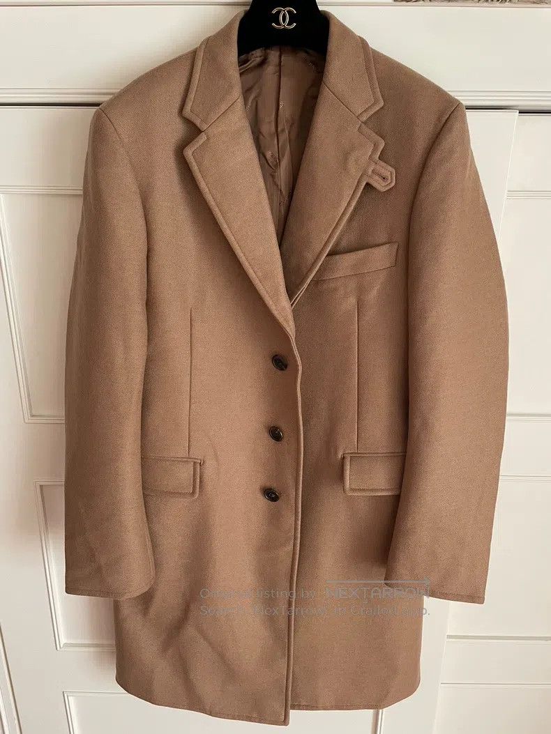 Hermes Hermes Wool Coat, Mid-length, Classic Camel Color Size US M / EU 48-50 / 2 - 1 Thumbnail