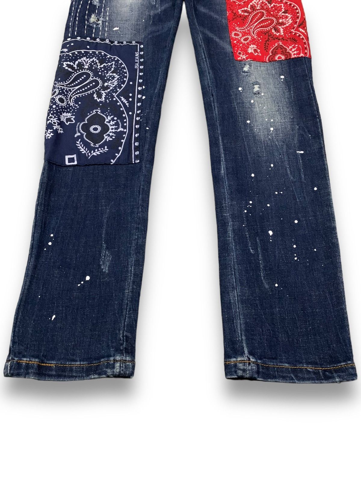 Kapital Vintage Boro Sashiko Bandana Patchwork Jeans like Kapital Size US 29 - 7 Thumbnail