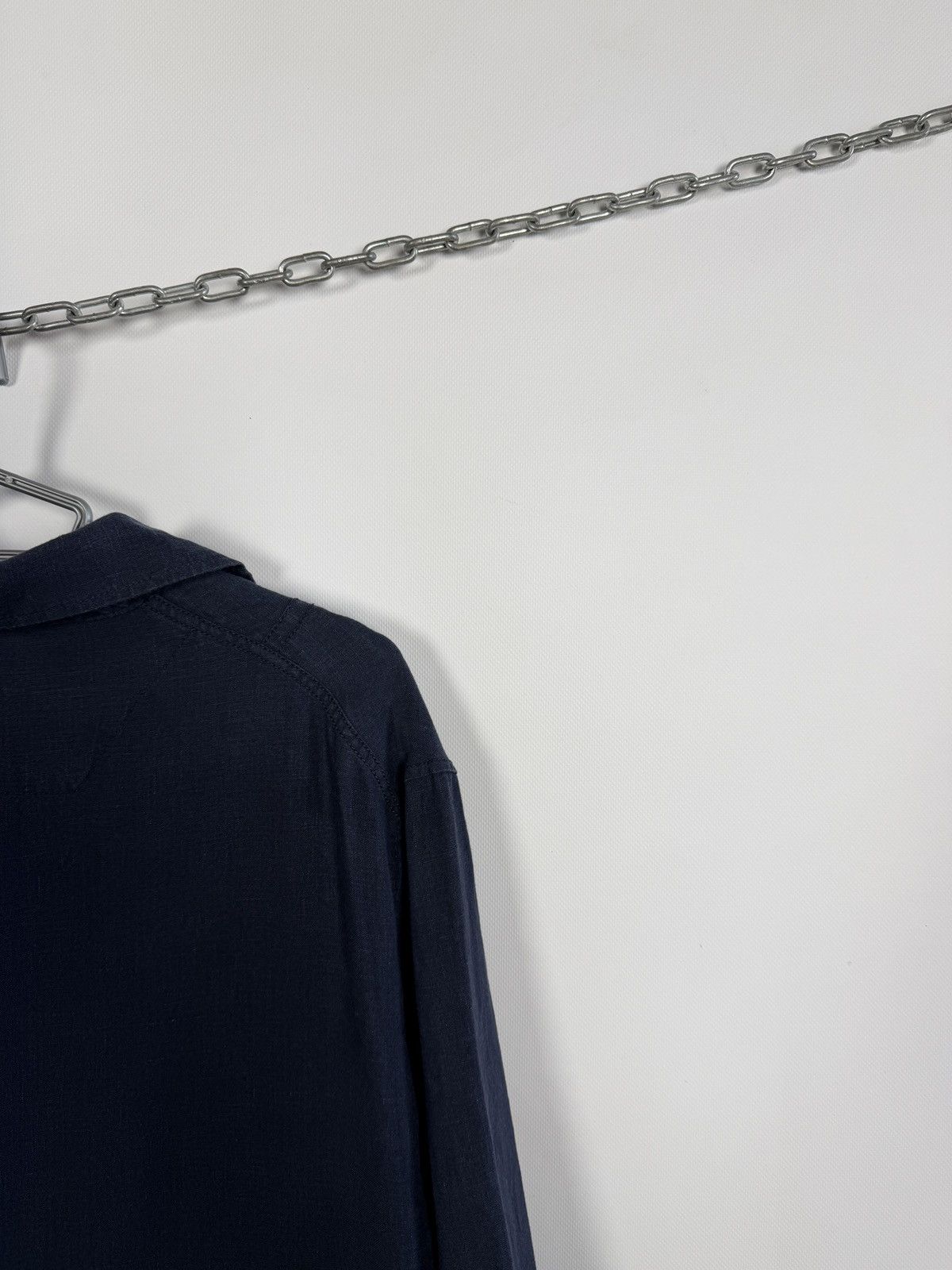 Vintage Manufactum Workwear Linen Shirt Vintage Half Button Pullover Size US L / EU 52-54 / 3 - 10 Thumbnail