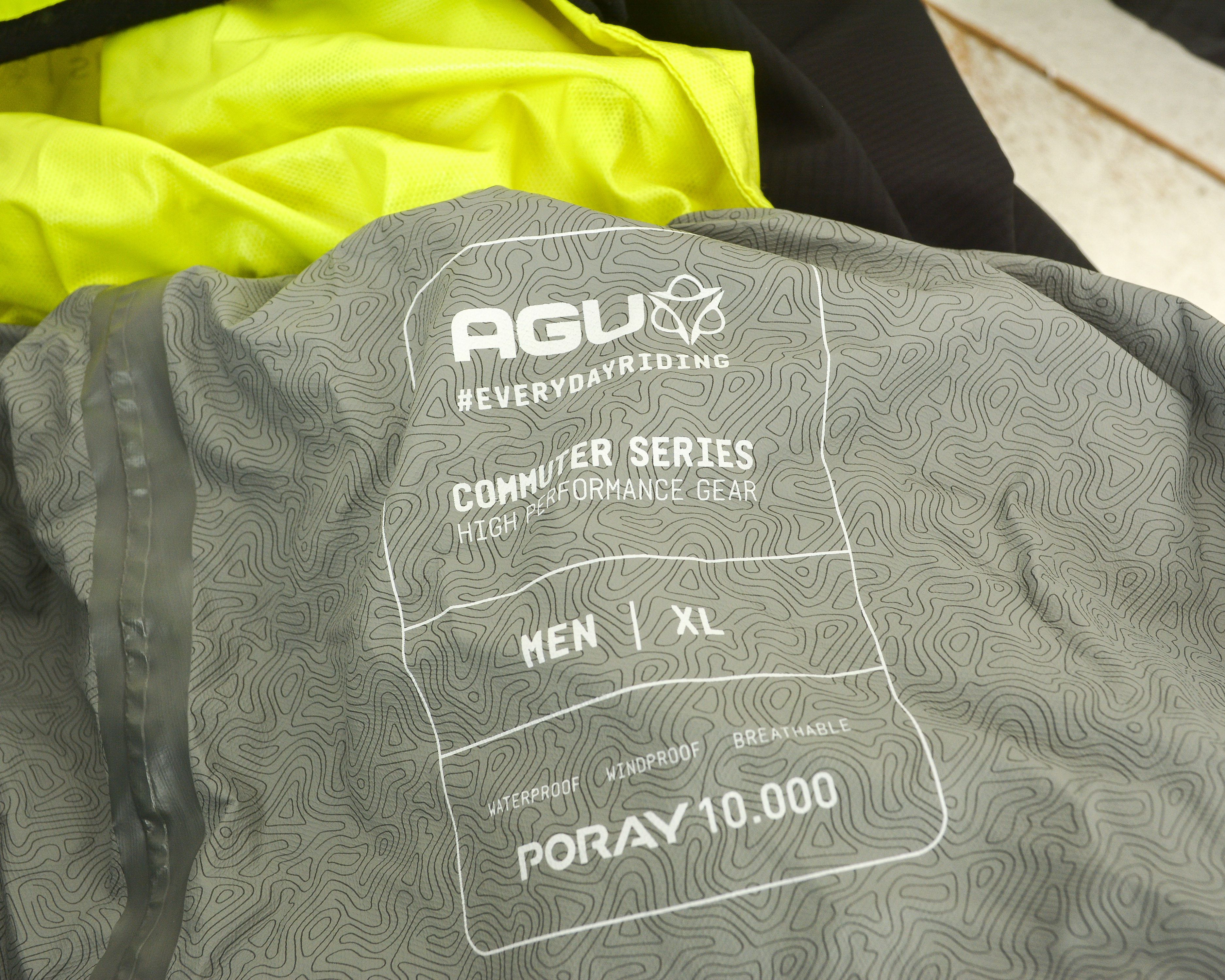 Cafe du Cycliste AGU Poray Commuter 10000 mm bicycle rain pants XL shoe cover Size US 38 / EU 54 - 3 Thumbnail