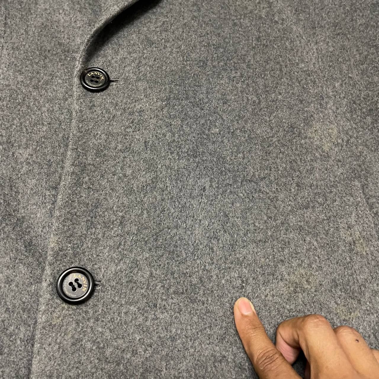 Lanvin Vintage Lanvin La Collection Cashmere Long Coat Monogram Size US M / EU 48-50 / 2 - 12 Thumbnail