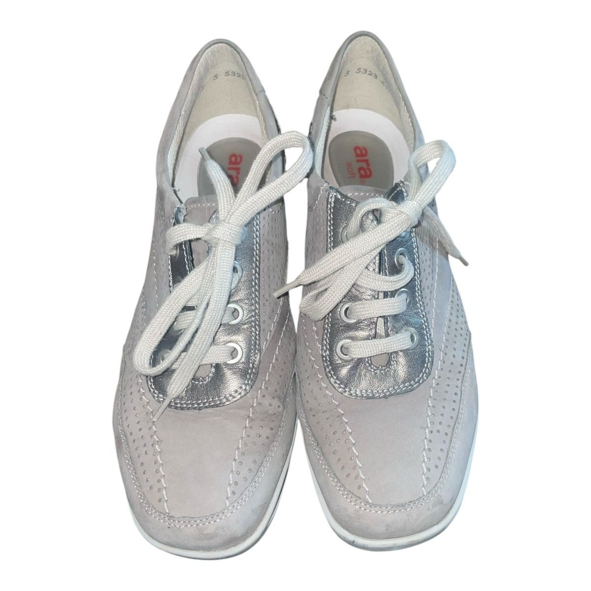 Other Women’s Ara soft Luftpolster sneakers leather gray size : 5 Size US 5 / IT 35 - 7 Thumbnail