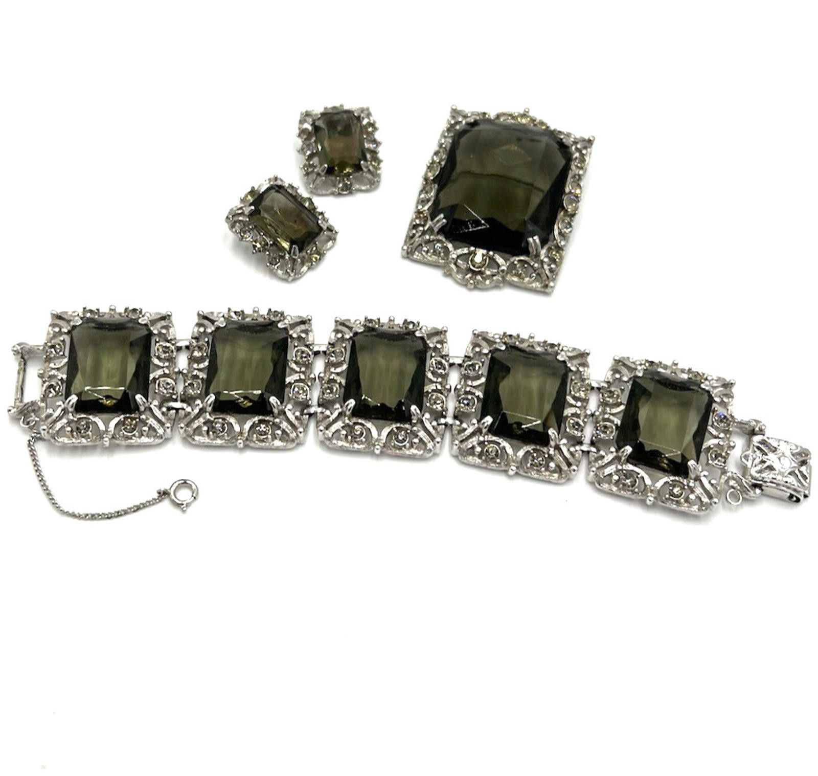 Other Sarah Coventry Celebrity Brooch Earrings Bracelet Set Size ONE SIZE - 1 Thumbnail