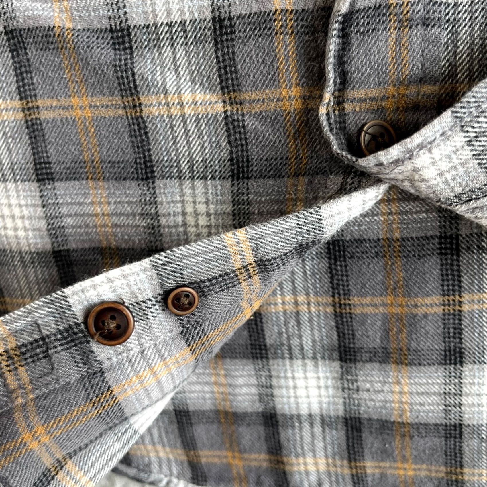 Vintage Northwest Territory Shirt Mens XL Gray Plaid Flannel Button Up Outdoor Size US XL / EU 56 / 4 - 5 Thumbnail