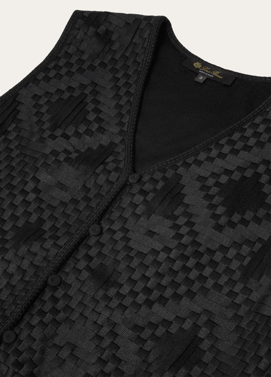 Loro Piana o1srvl11e0526 FAP3054 Blevio Vest in Black Size XS / US 0-2 / IT 36-38 - 3 Thumbnail
