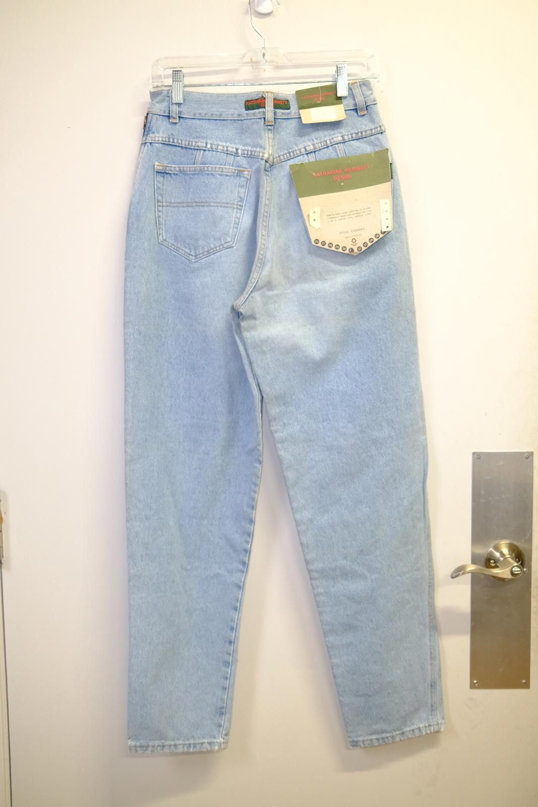 Katharine Hamnett London 90's Katharine Hamnett Light Wash Straight-Leg Jeans Size 32" / US 10 / IT 46 - 2 Thumbnail