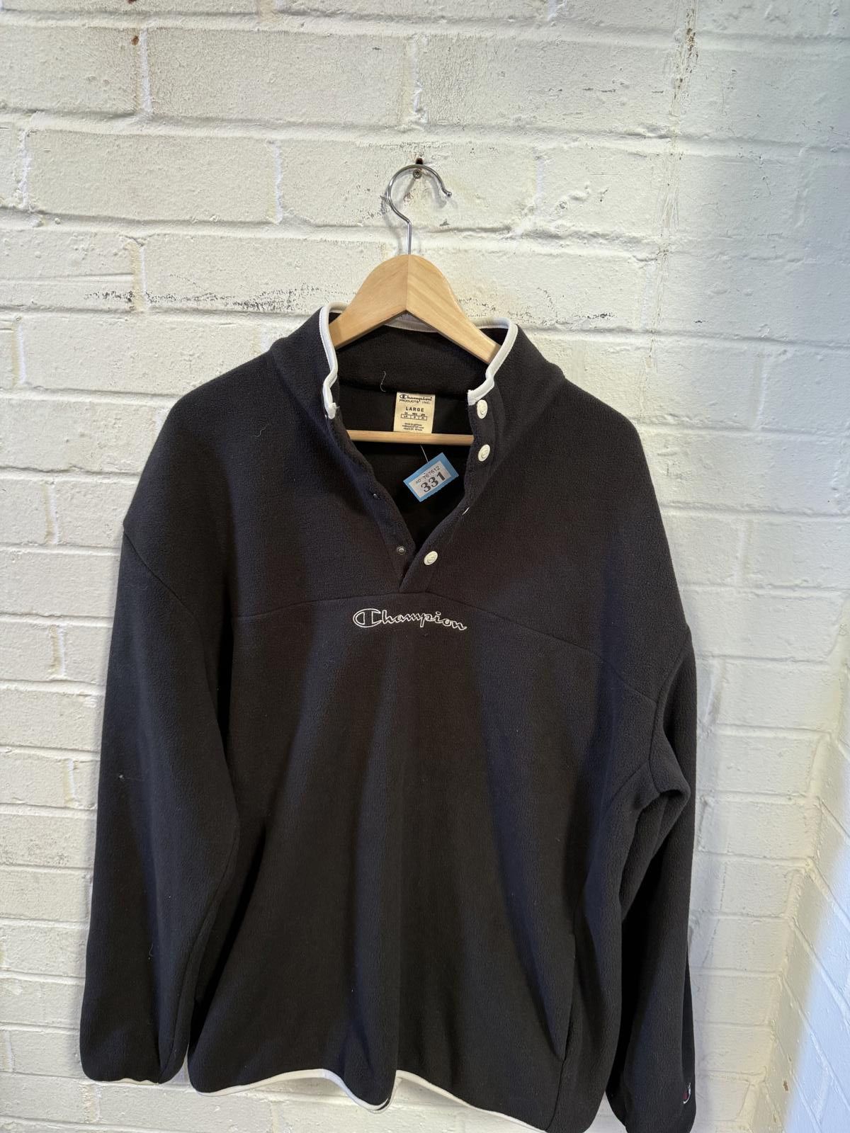 Champion Champion Men's Large Fleece Pullover Sweatshirt Size US L / EU 52-54 / 3 - 1 Thumbnail