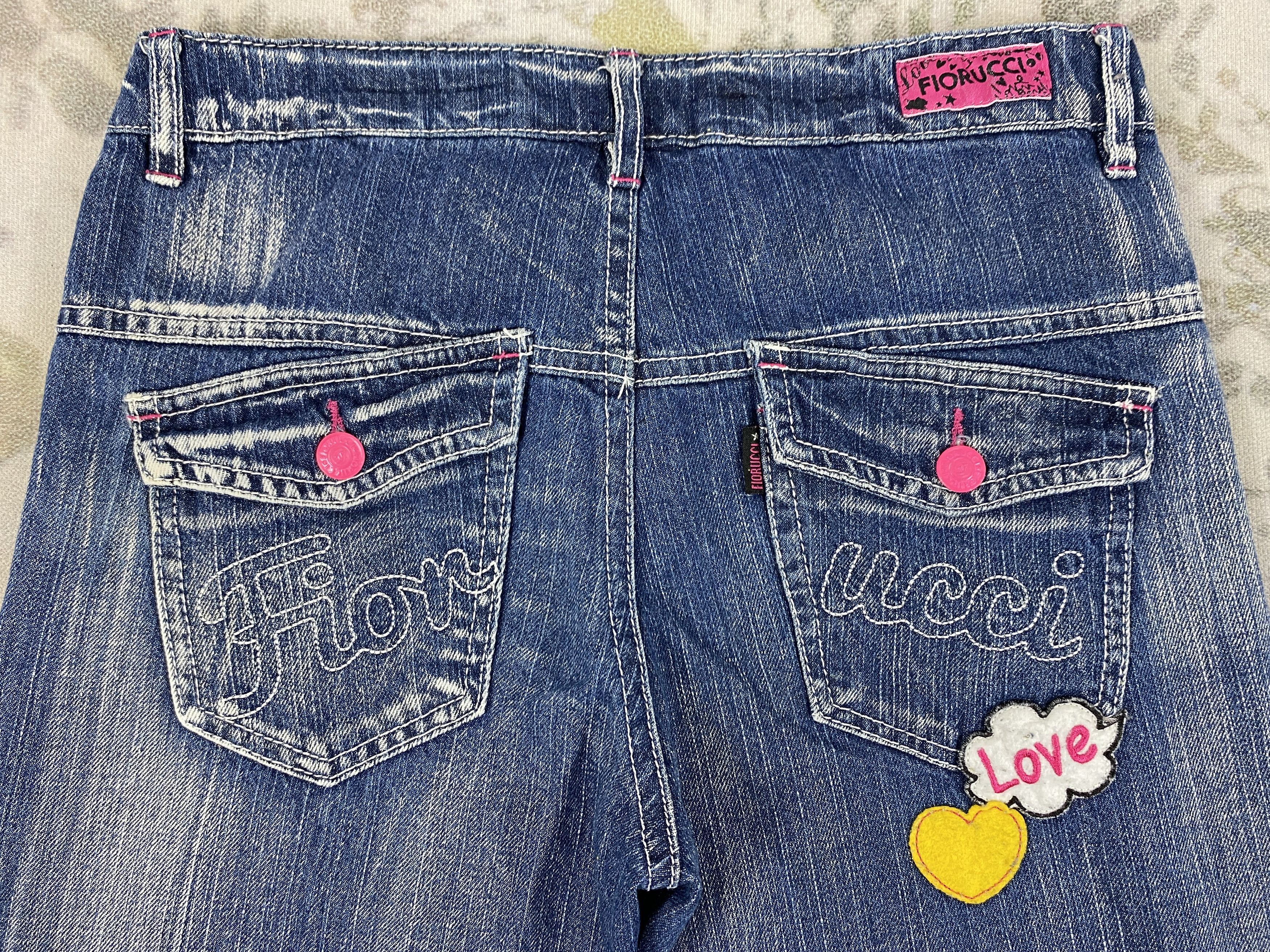 Japanese Brand Blue Vintage Fiorucci Jeans 31x30.5 Denim- JN3759 Size 31" - 4 Thumbnail