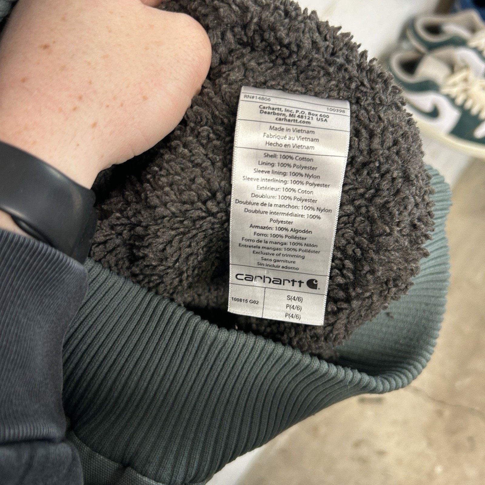 Carhartt Carhartt Sherpa-Lined Wildwood Jacket “Balsam Green” 100815 Size S / US 4 / IT 40 - 12 Thumbnail