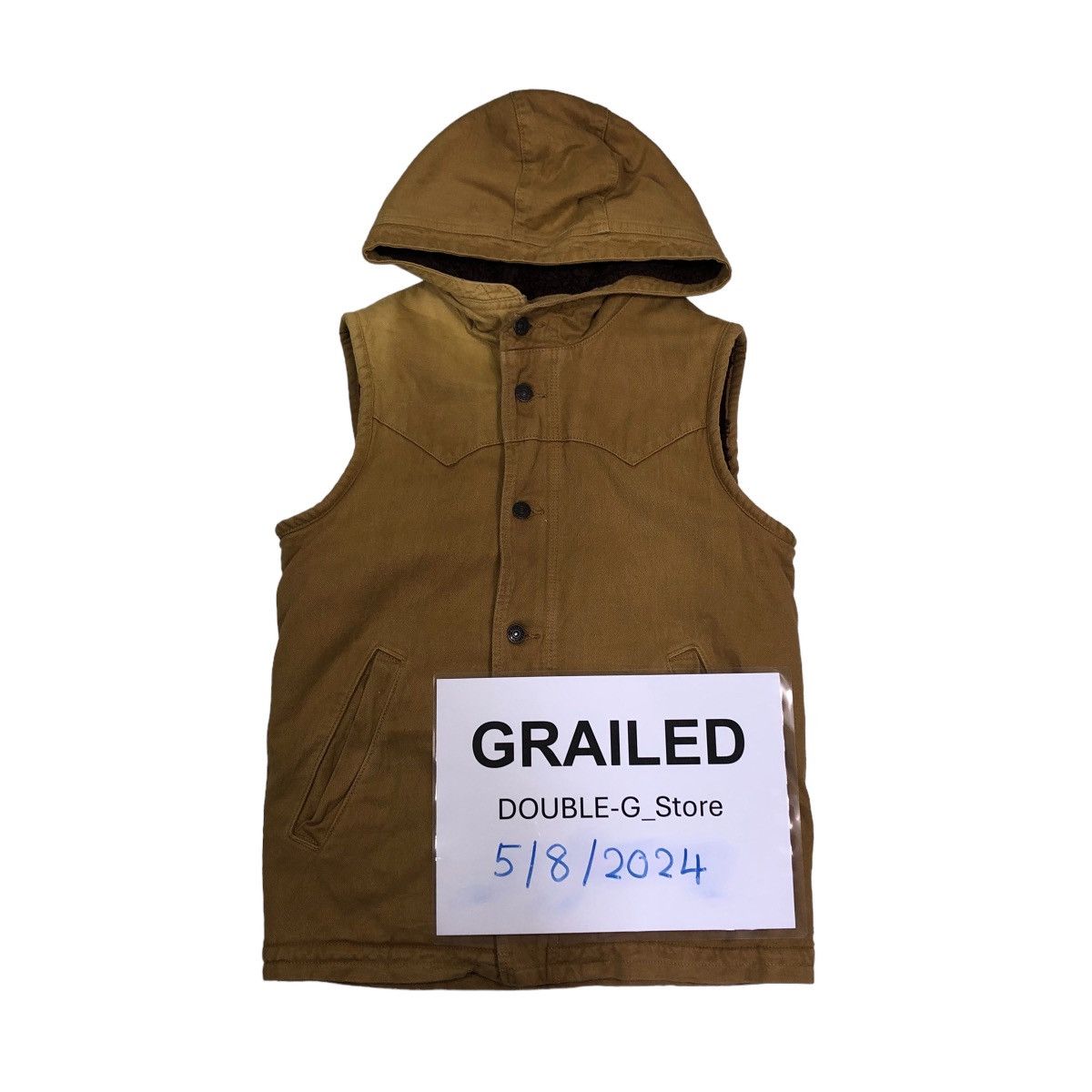 Japanese Brand 📌VINTAGE BIKER VEST QUILTED HUNTING UES MFG. CO. Size US M / EU 48-50 / 2 - 1 Thumbnail