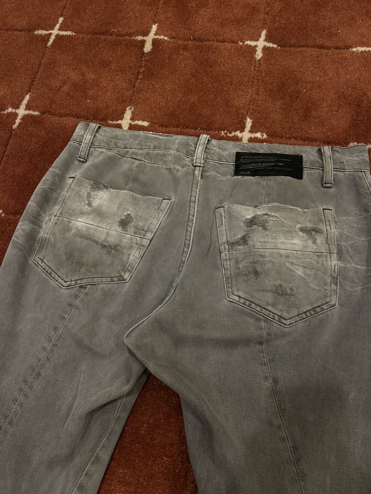 Julius JULIUS_7 SS10 SPIRAL TWISTED SEAM DENIM Size US 32 / EU 48 - 4 Thumbnail