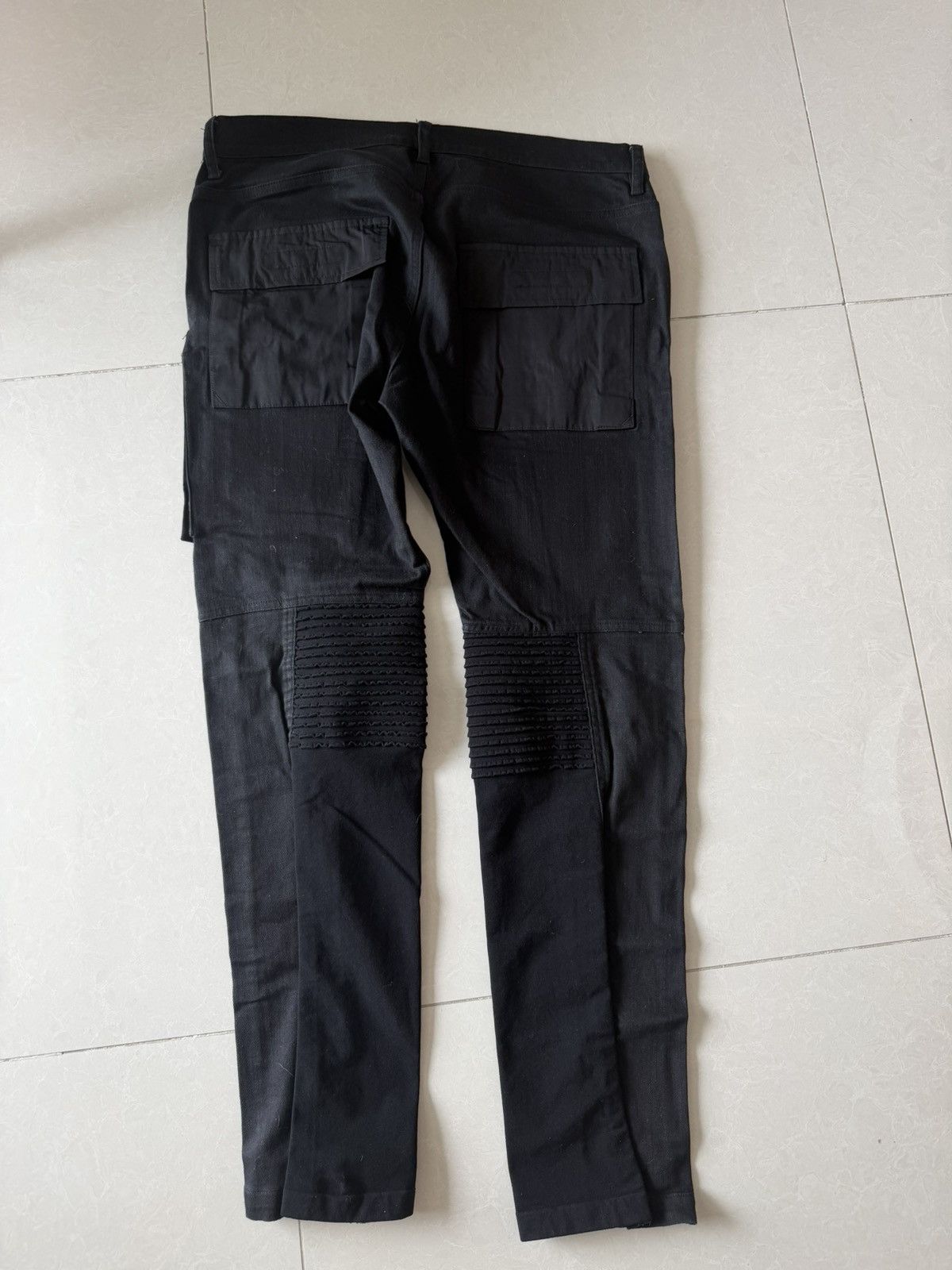 Rick Owens RICK OWENS SKINNY PANTS RU13F03013-SBMU Size US 36 / EU 52 - 4 Thumbnail