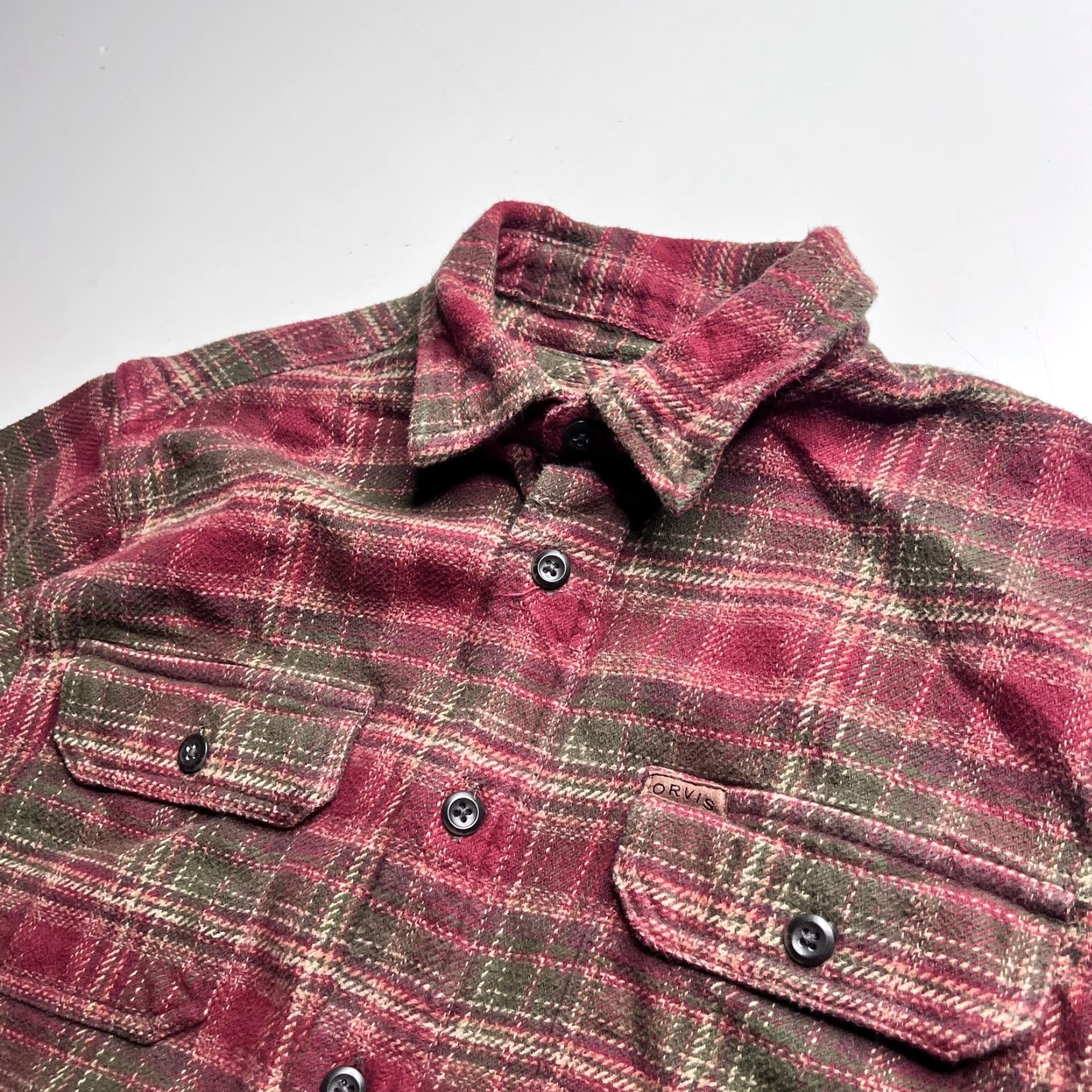 Orvis Orvis Shirt Mens M Red Plaid Flannel Button Up Long Sleeve Workwear Casual Size US M / EU 48-50 / 2 - 3 Thumbnail