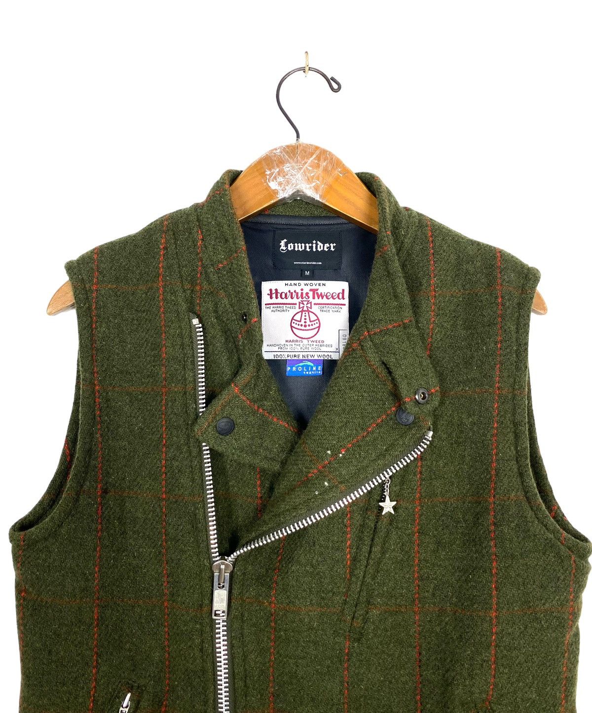 Harris Tweed Vtg Lowrider X Harris Tweed Wool Tweed Vest Made in Japan Size US S / EU 44-46 / 1 - 6 Thumbnail