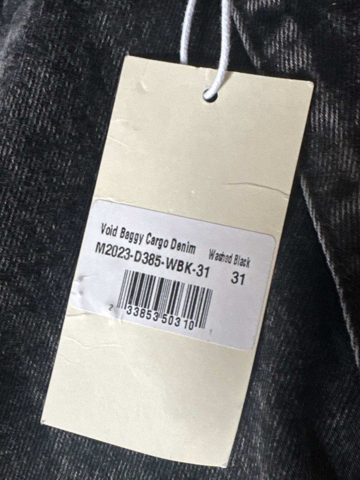 MNML Void Baggy Cargo Denim Size US 31 - 3 Thumbnail