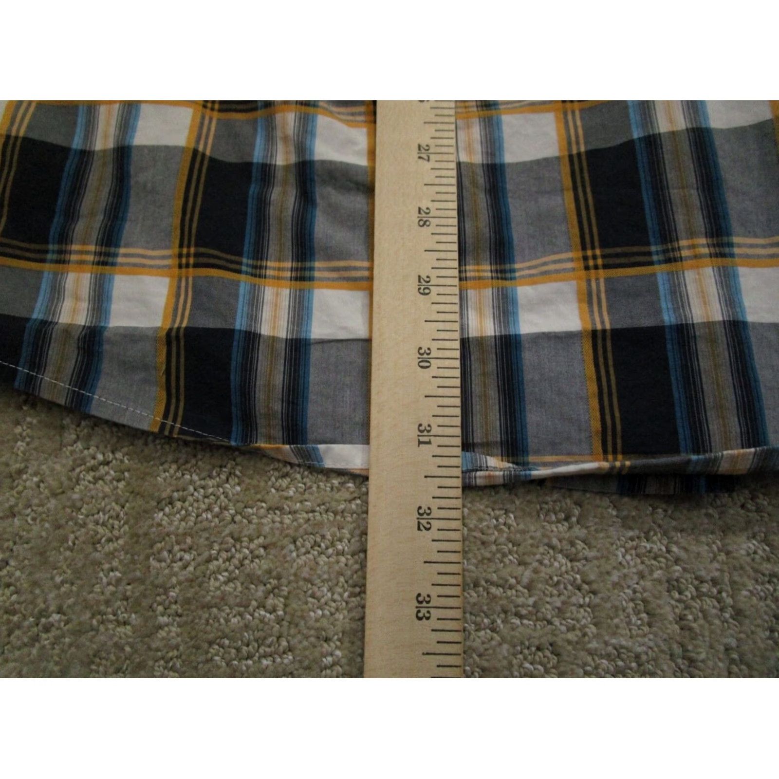 Vintage Cinch Shirt Men XL Blue Plaid Western Short Sleeve Button-Down Collar Cowboy Rodeo Rancher Size US XL / EU 56 / 4 - 6 Thumbnail