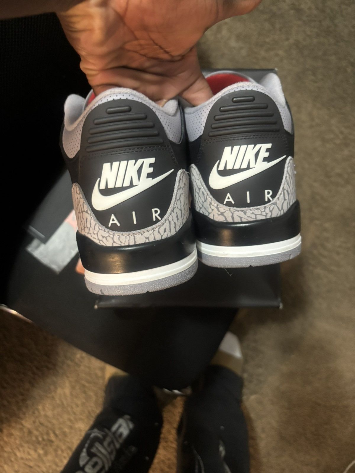 Jordan Brand jordan 3s black cement Size US 13 / EU 46 - 2 Thumbnail