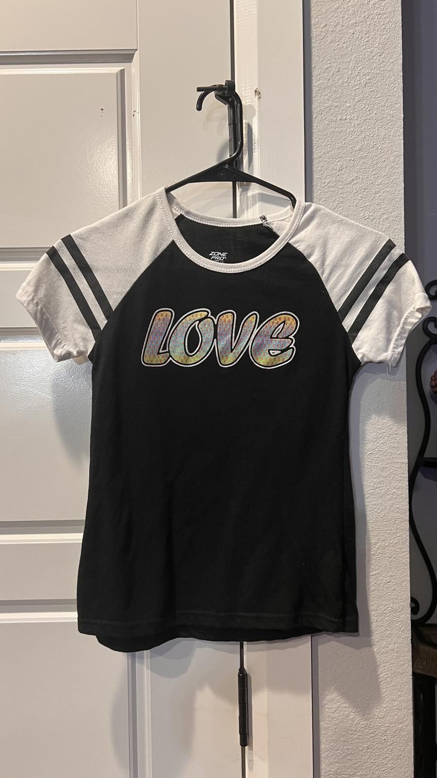 Other Zone Pro Girls' Love Graphic T-Shirt - Size L (10/12) Size S / US 4 / IT 40 - 1 Thumbnail