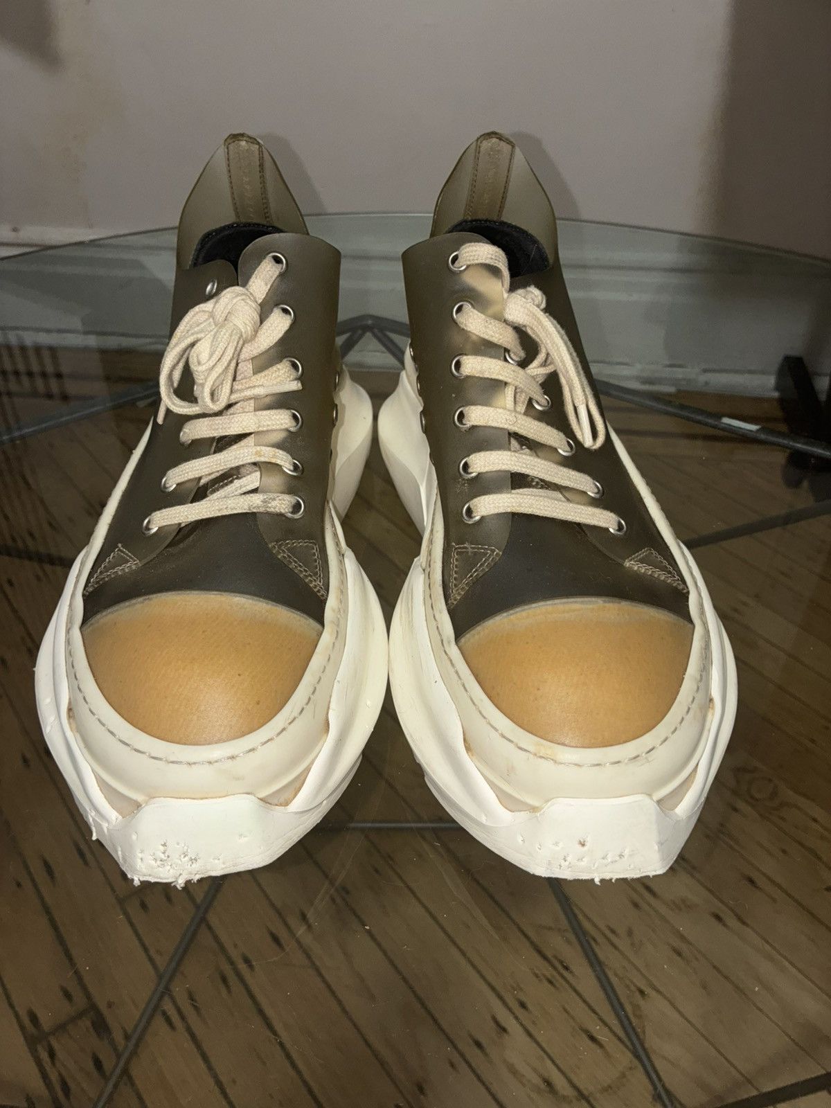 Rick Owens Drkshdw Rick Owens DRKSHDW Abstract Low Ramones Sneakers Size US 9 / EU 42 - 1 Thumbnail