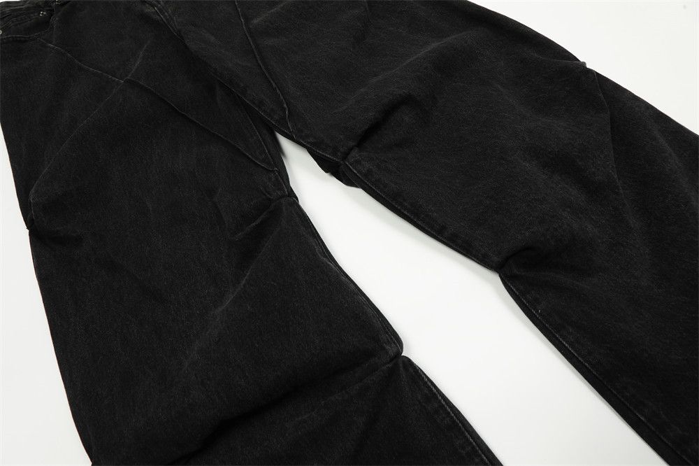 Japanese Brand × Vintage Men's hip-hop washed trendy loose wide-leg cargo jeans Size US 32 / EU 48 - 6 Thumbnail