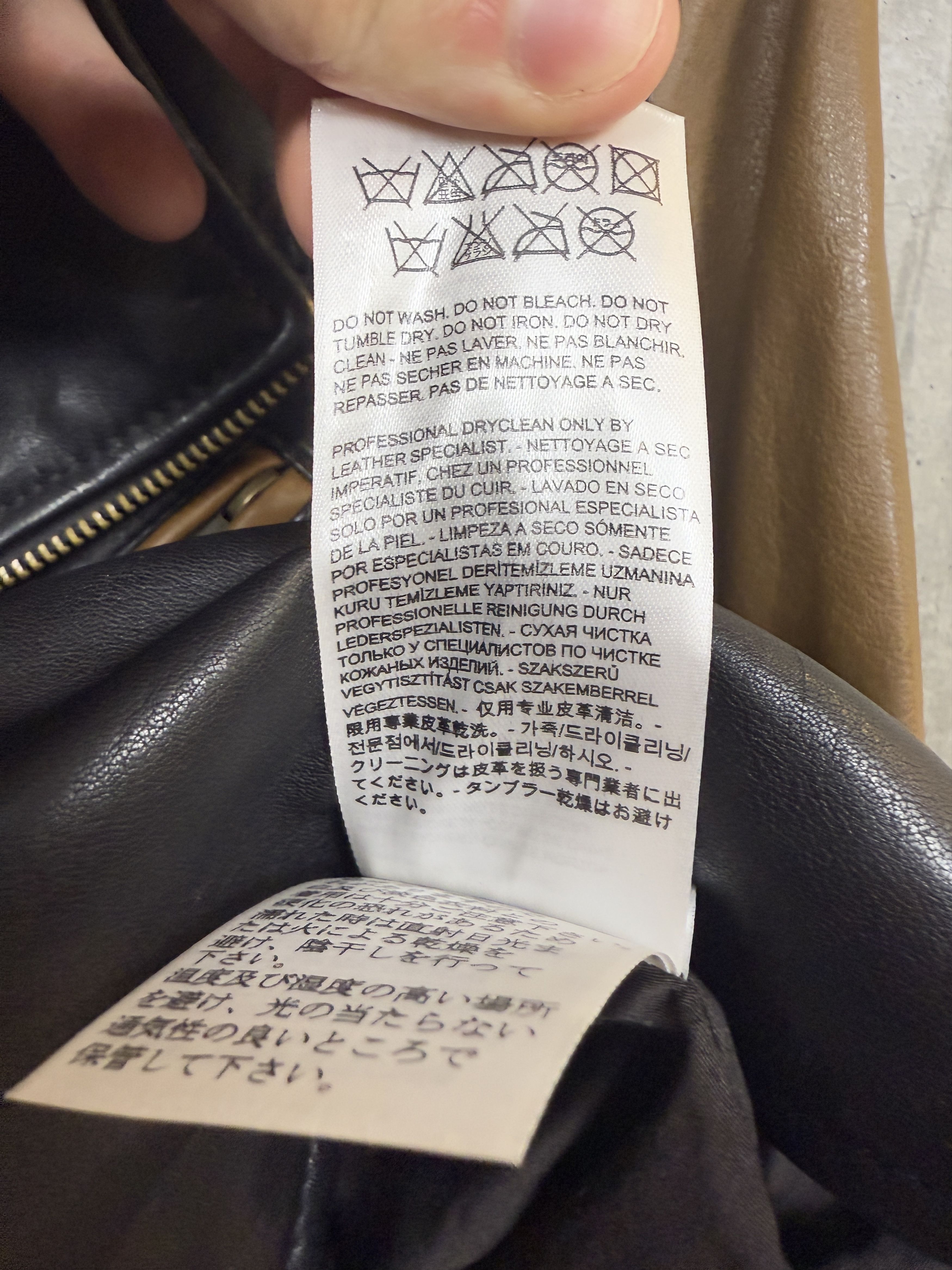 Levi's Made & Crafted Levi's Made & Crafted Off Road Leather Moto Jacket Size M / US 6-8 / IT 42-44 - 9 Thumbnail