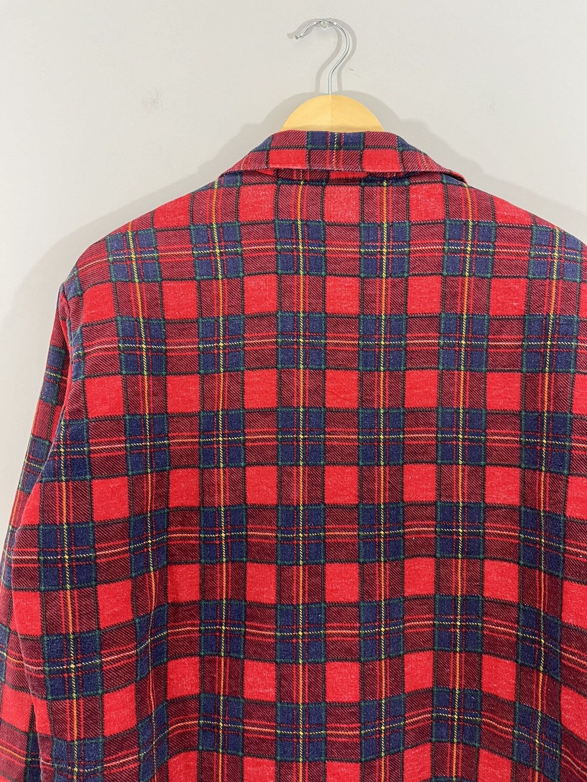 Vintage Sun Faded Distressed Quilted Flannel Over Shirt Size US L / EU 52-54 / 3 - 12 Thumbnail
