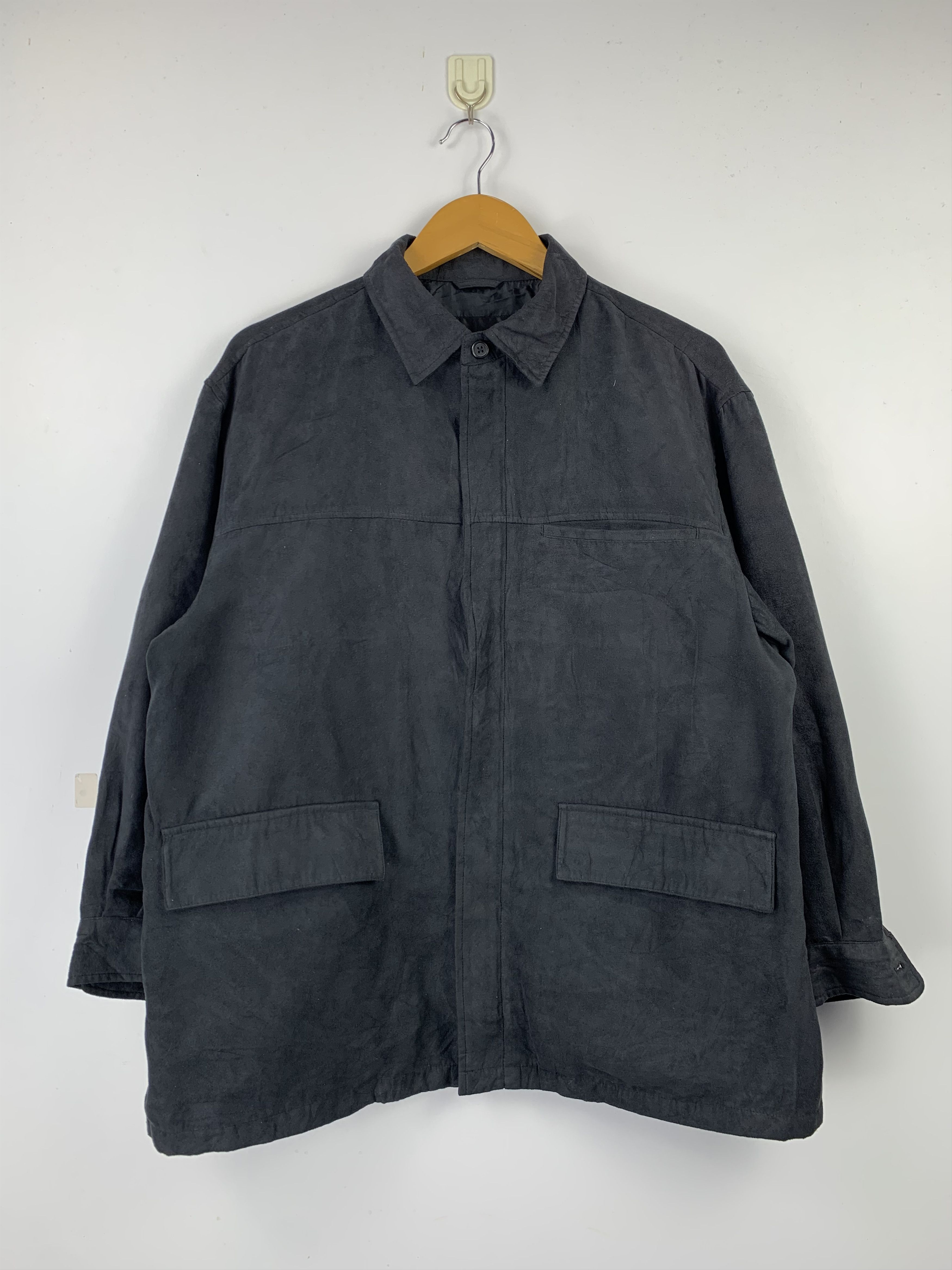 Japanese Brand Vintage Kansai Yamamoto Zipper Denim Jacket J1576 Size US L / EU 52-54 / 3 - 1 Thumbnail